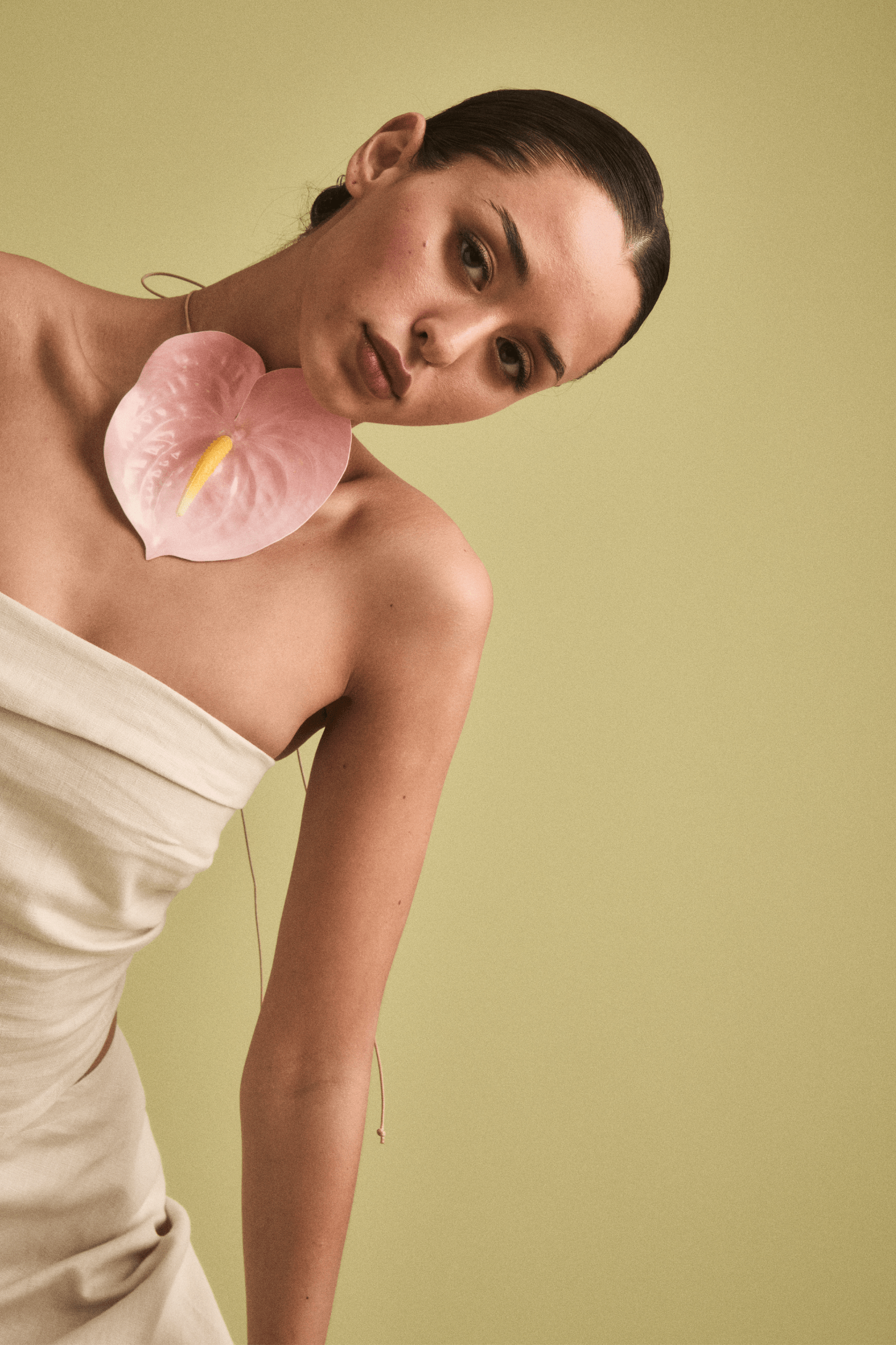 Anthurium Flower Necklace