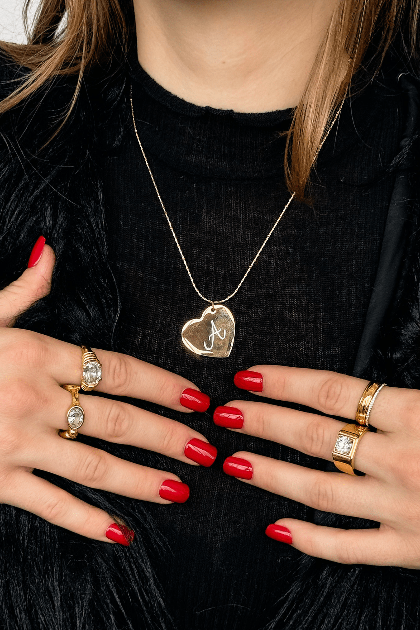 Initial Love Letter Necklace