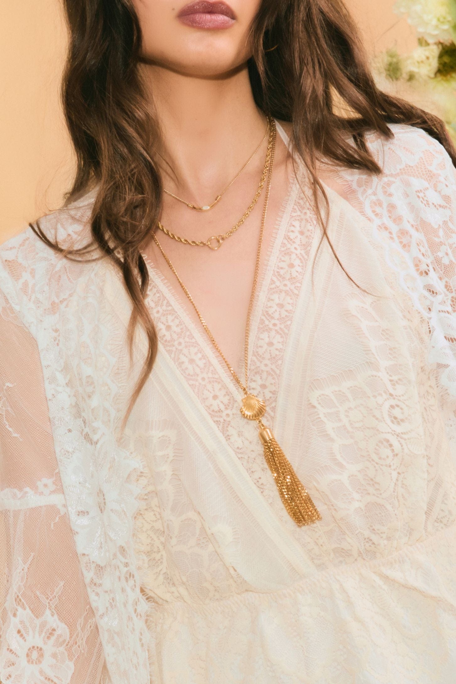 Rope Round Carabiner Necklace