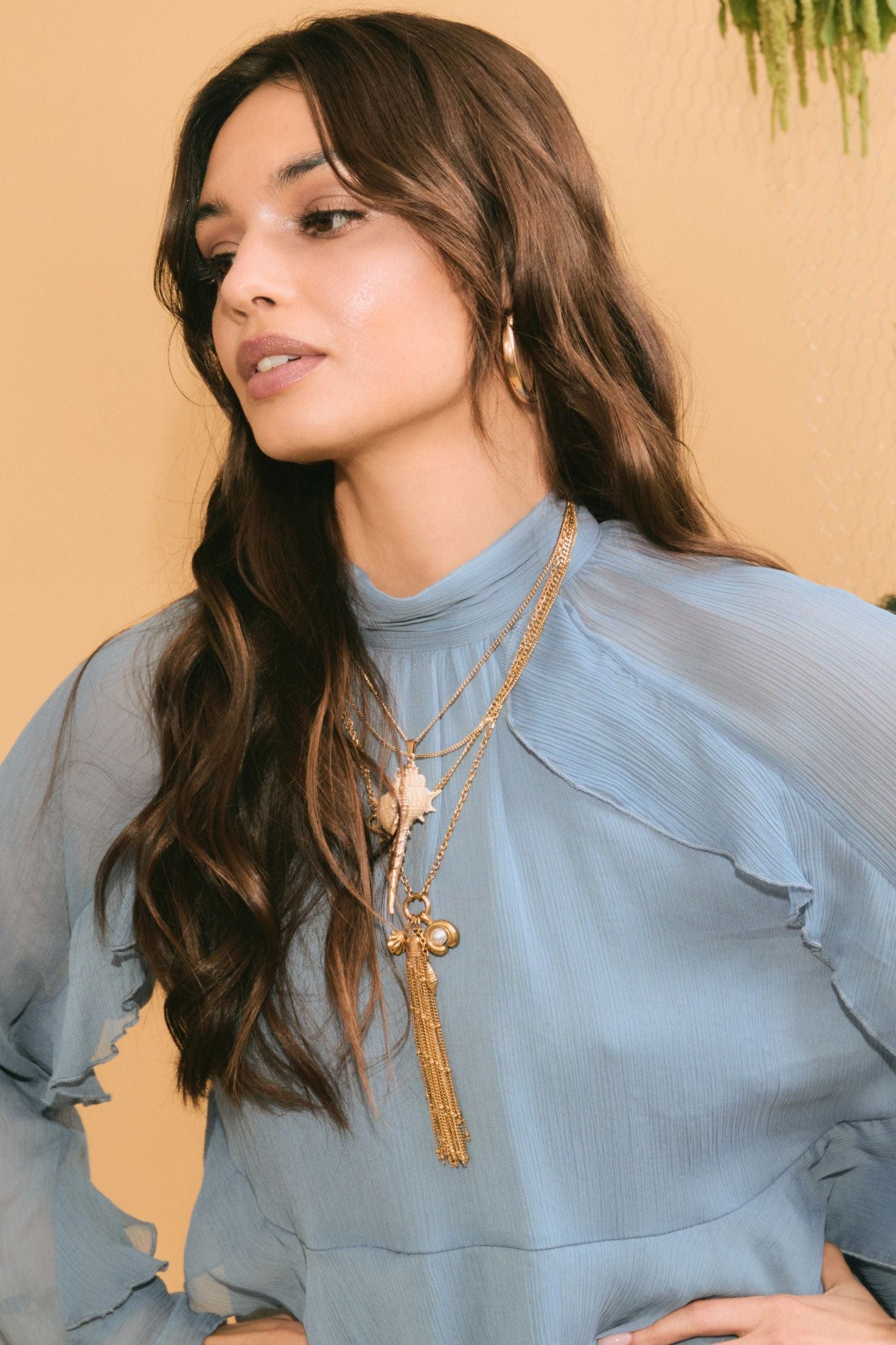 Layered Carabiner Necklace
