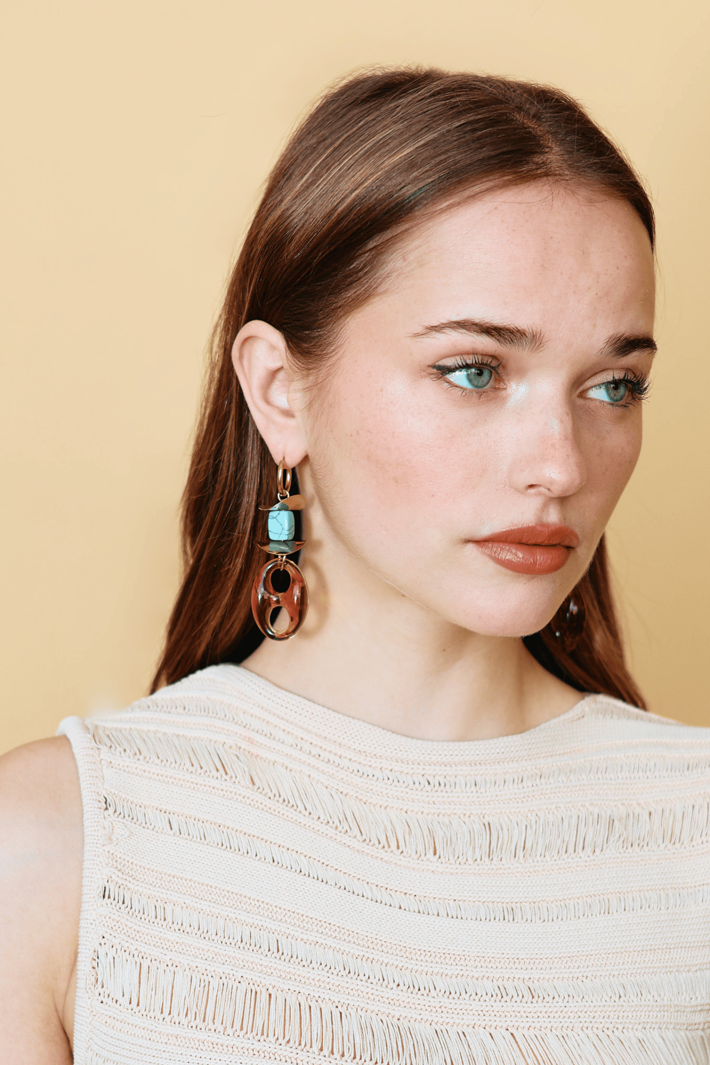 Acrylic Link Earrings