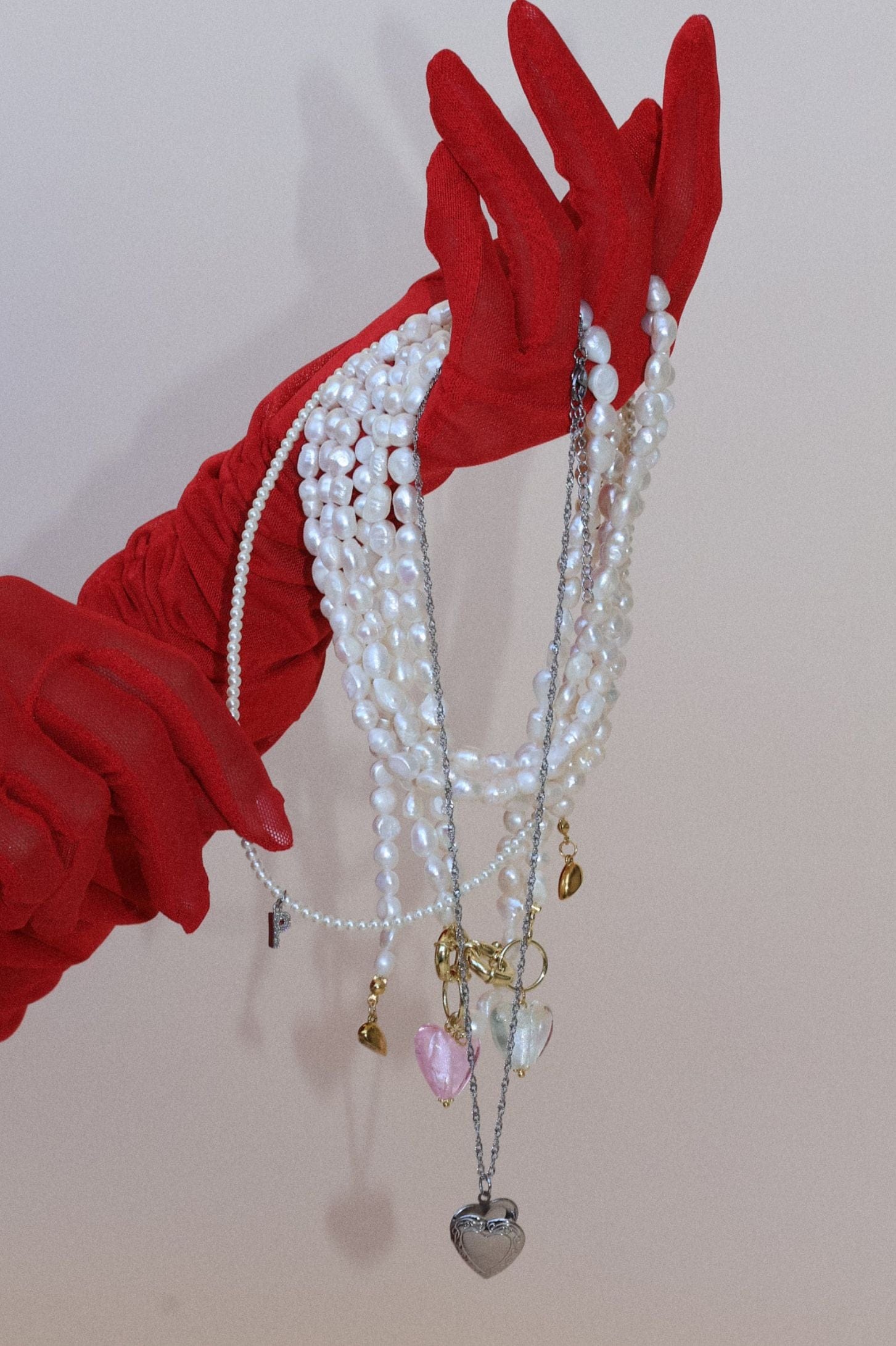 Initial Pearl Necklace