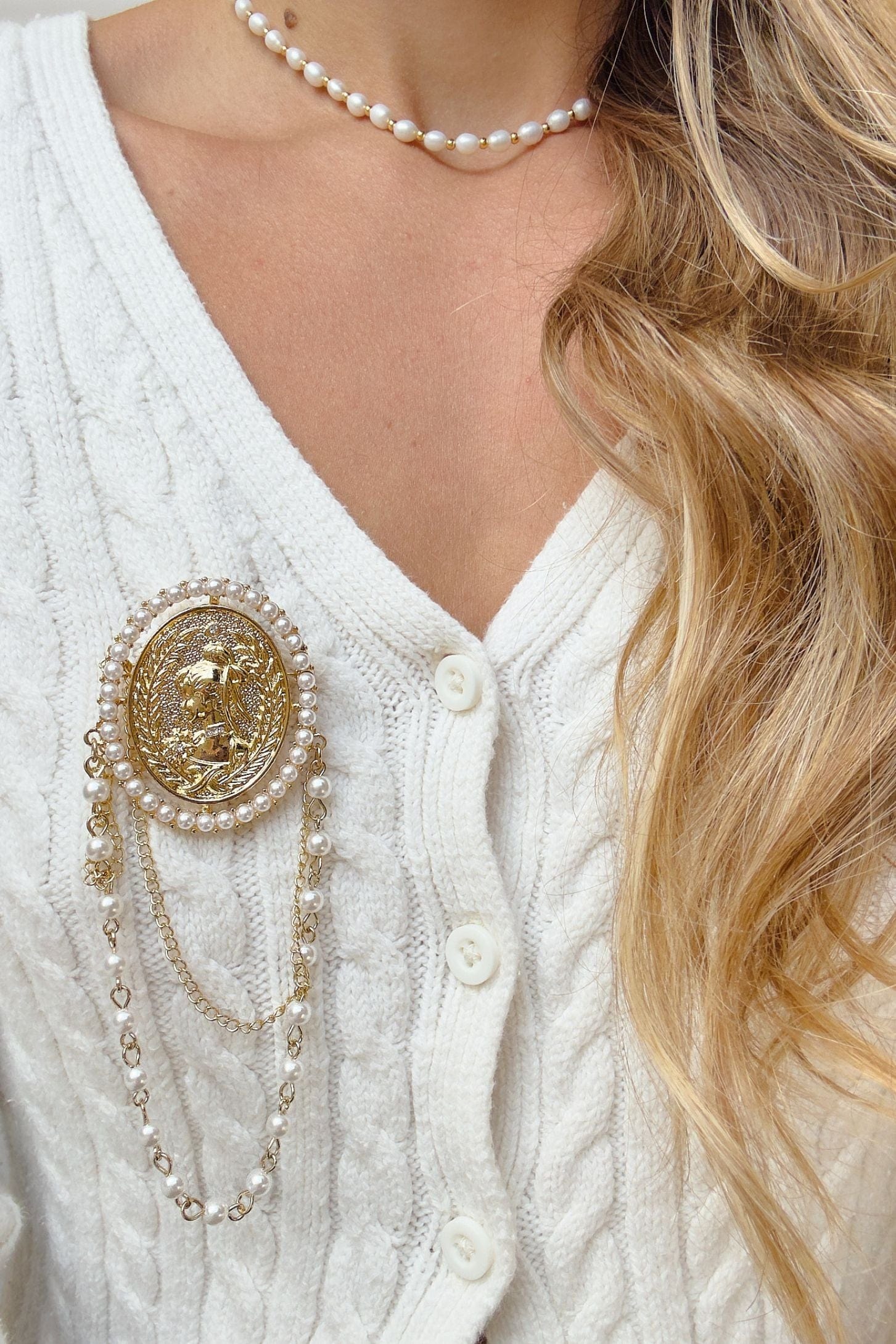 Medallion Brooch