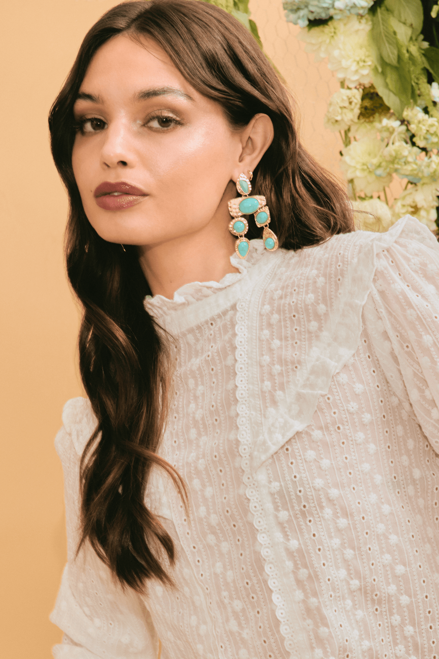 Multi Stone Earrings