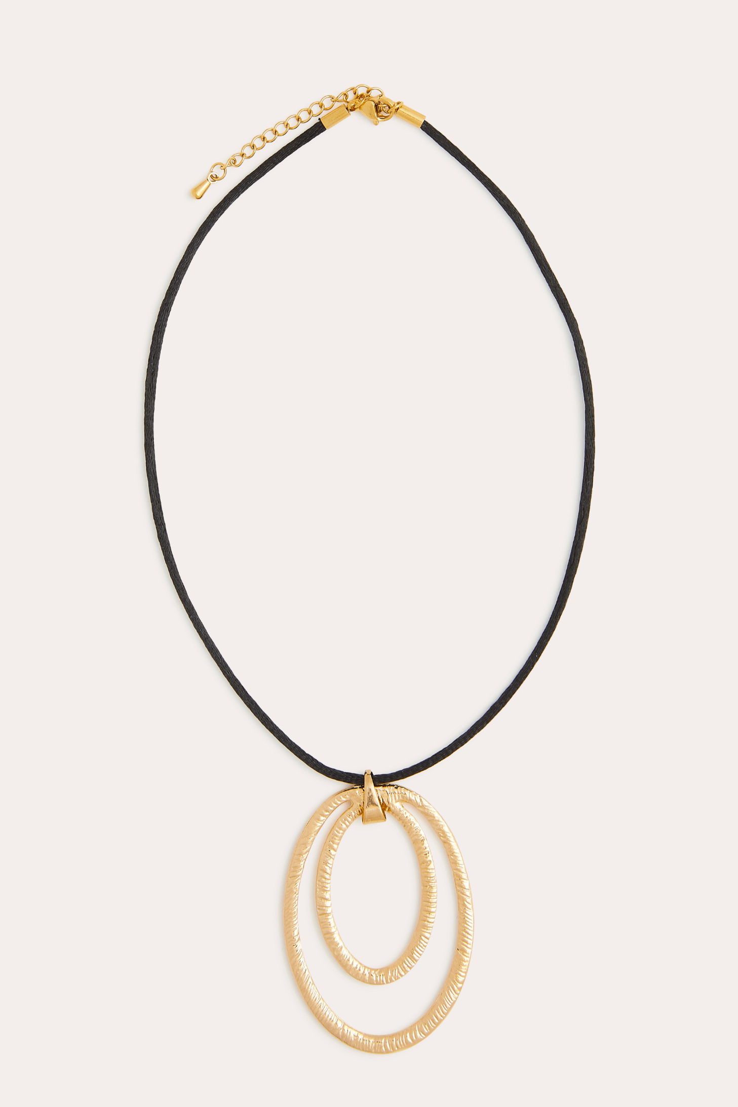 Hoop Corded Necklace