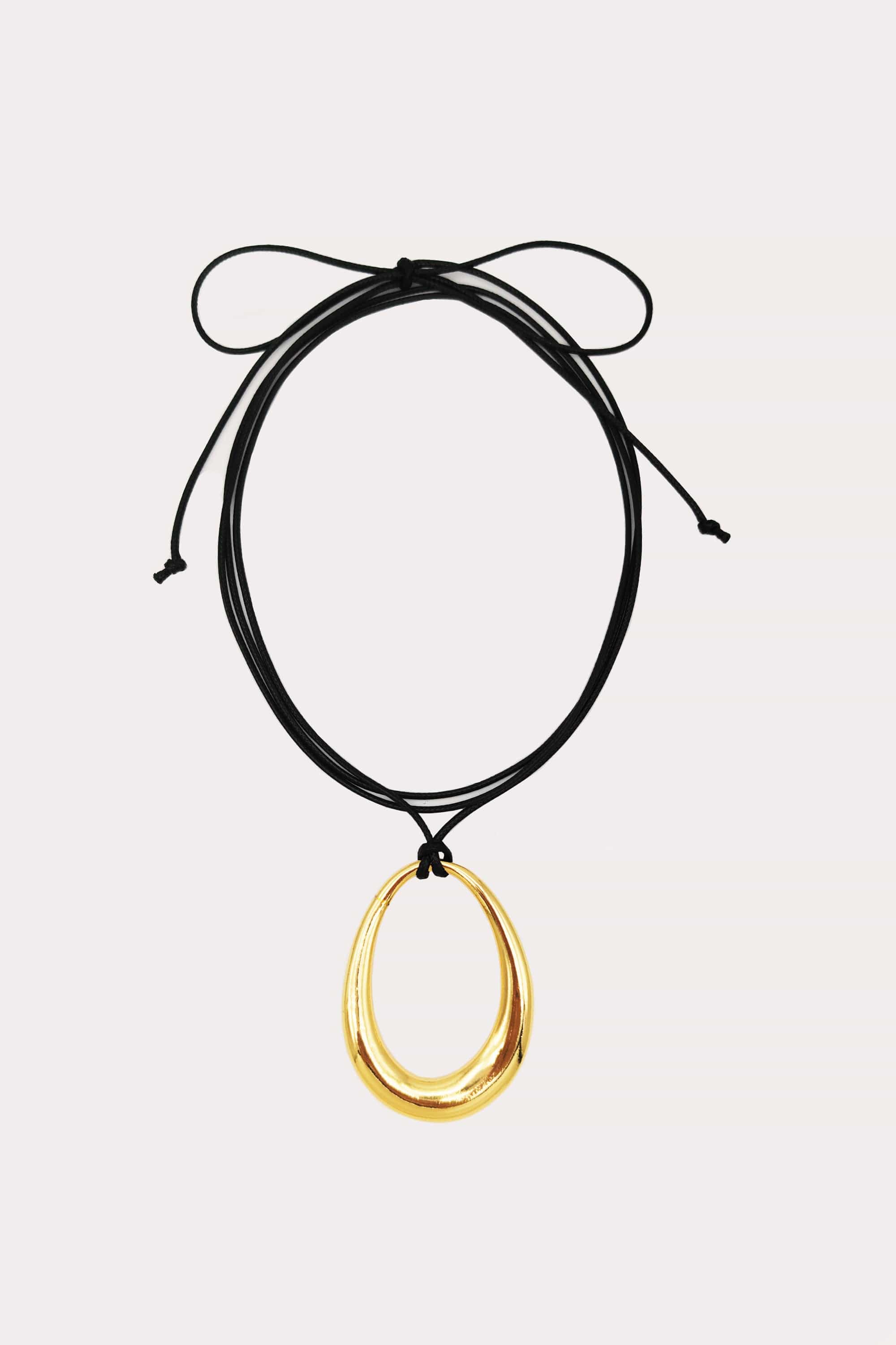Oval Corded Necklace