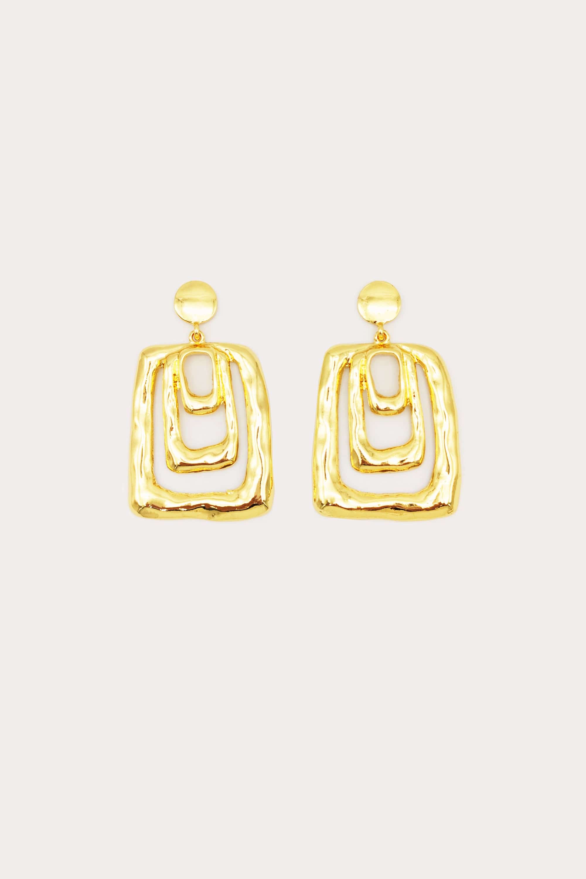 Hammered Knocker Earrings