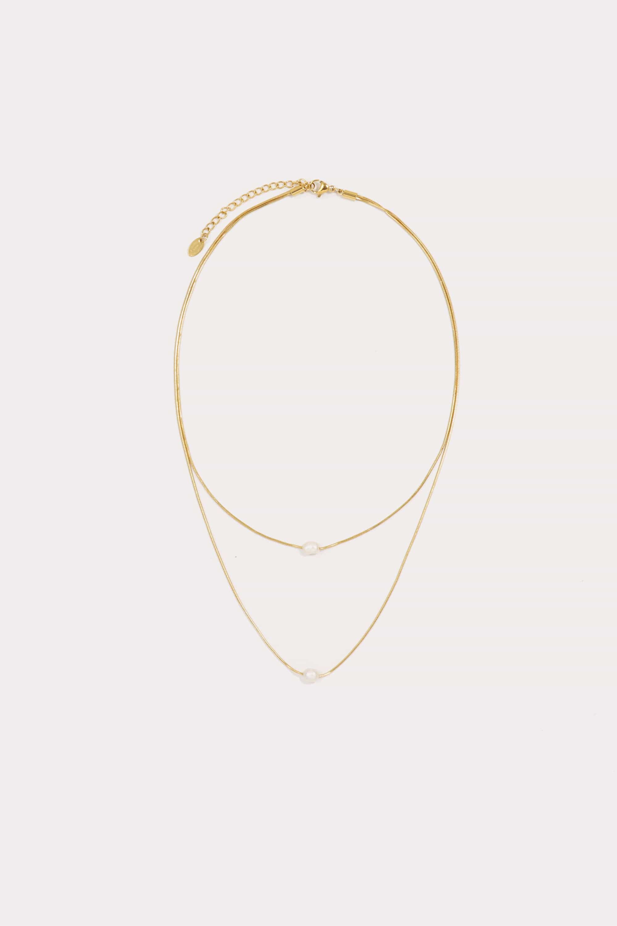 Layered Pearl Necklace