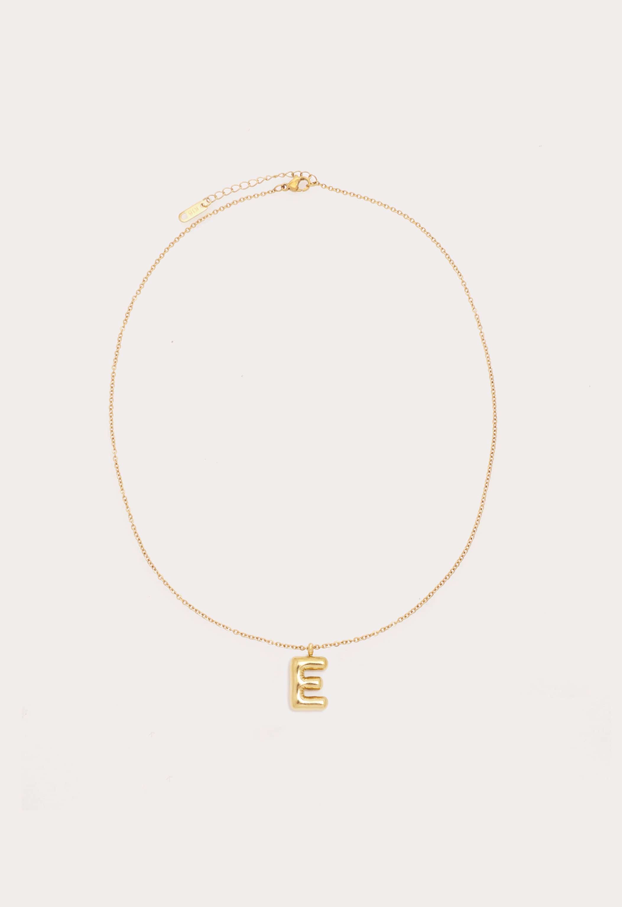 Bubble Initial Necklace