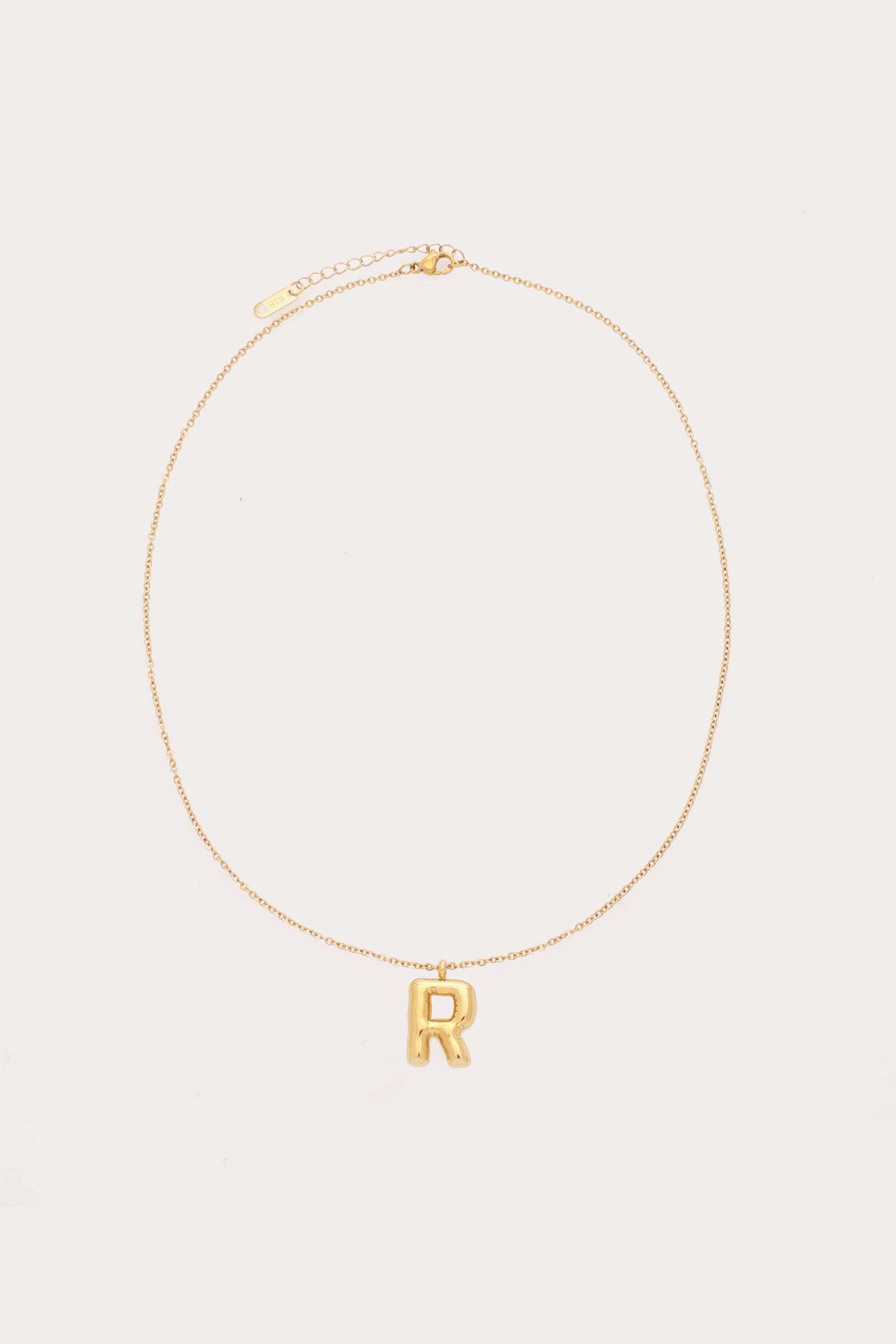 Bubble Initial Necklace