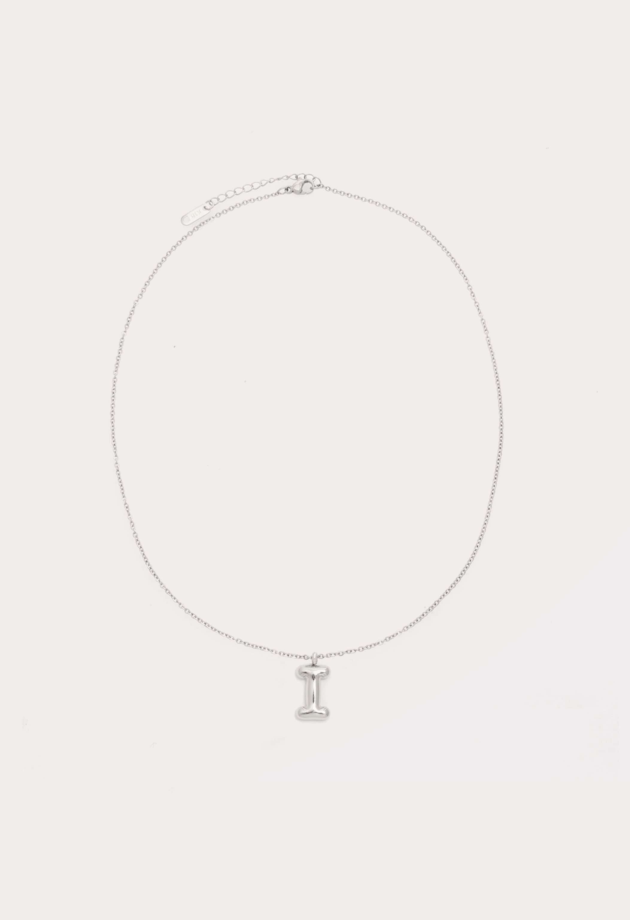Bubble Initial Necklace