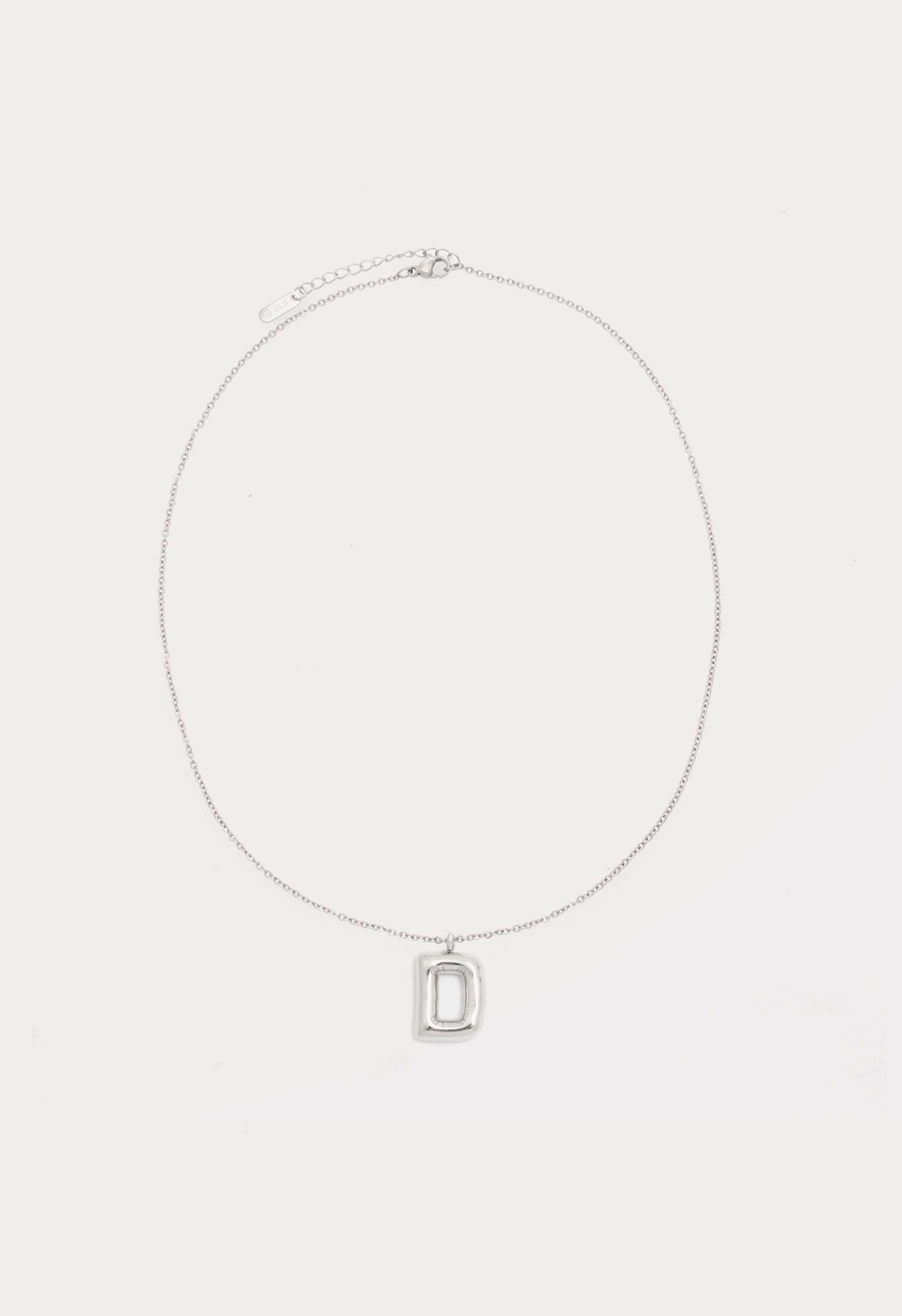 Bubble Initial Necklace