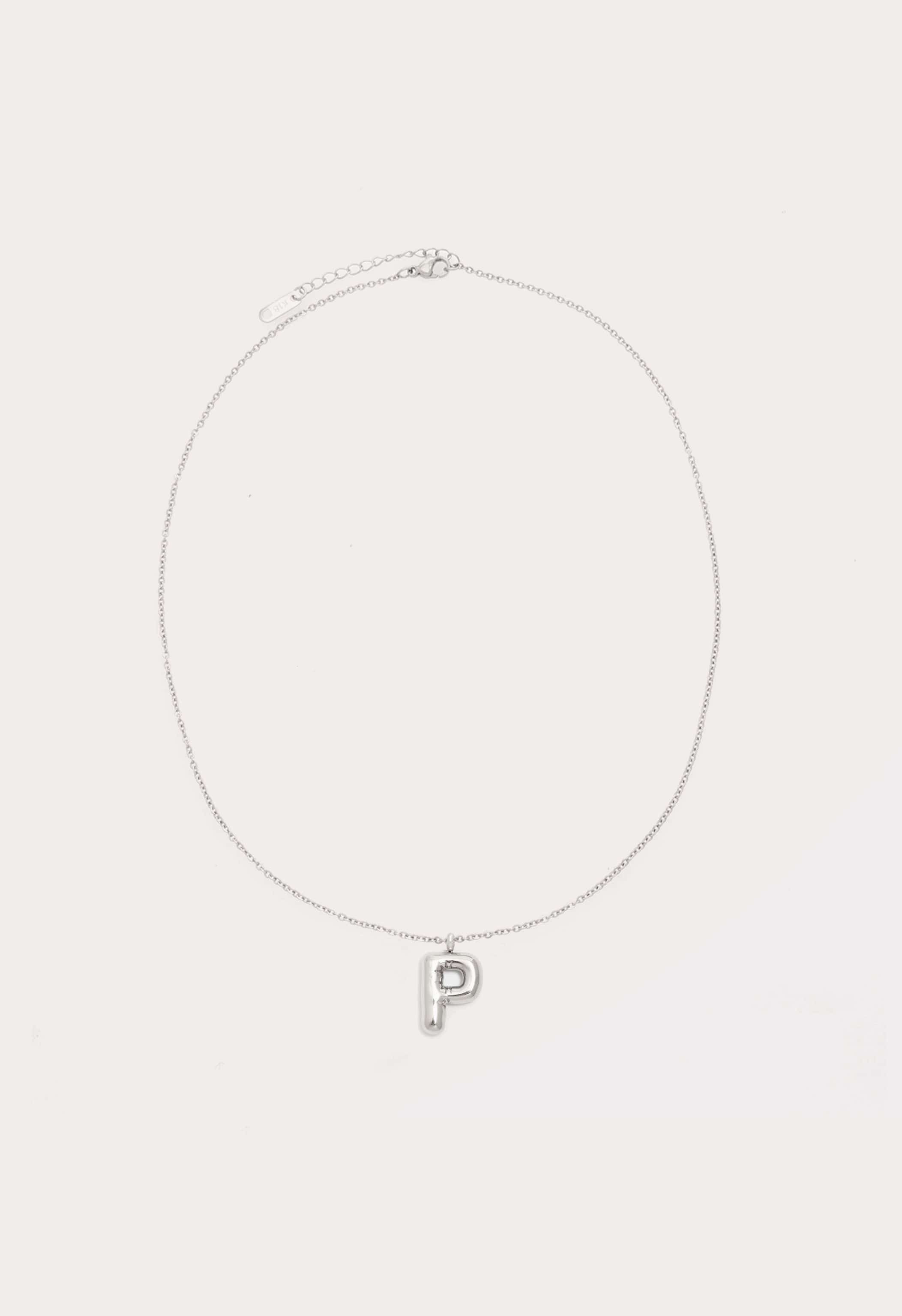 Bubble Initial Necklace