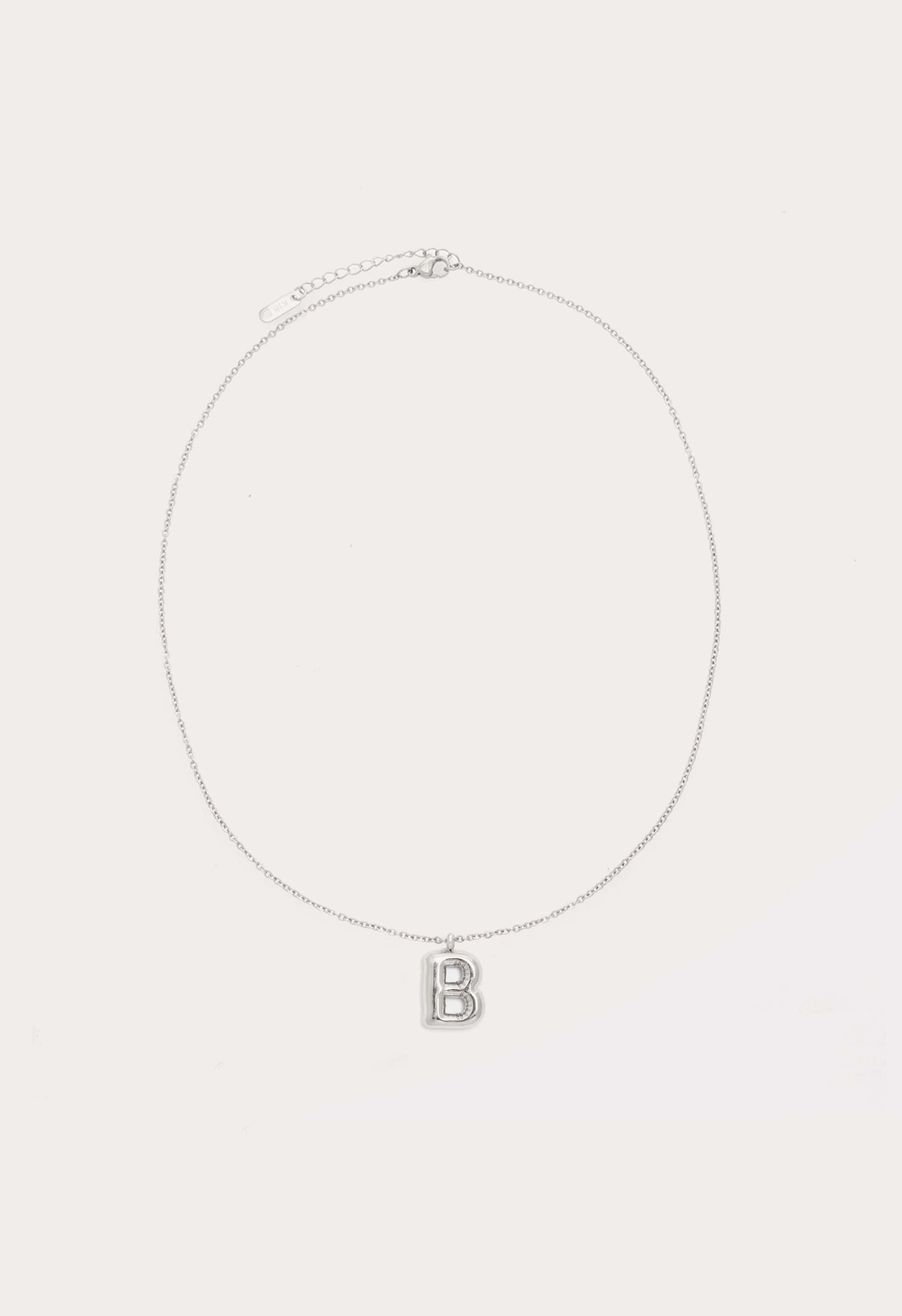 Bubble Initial Necklace