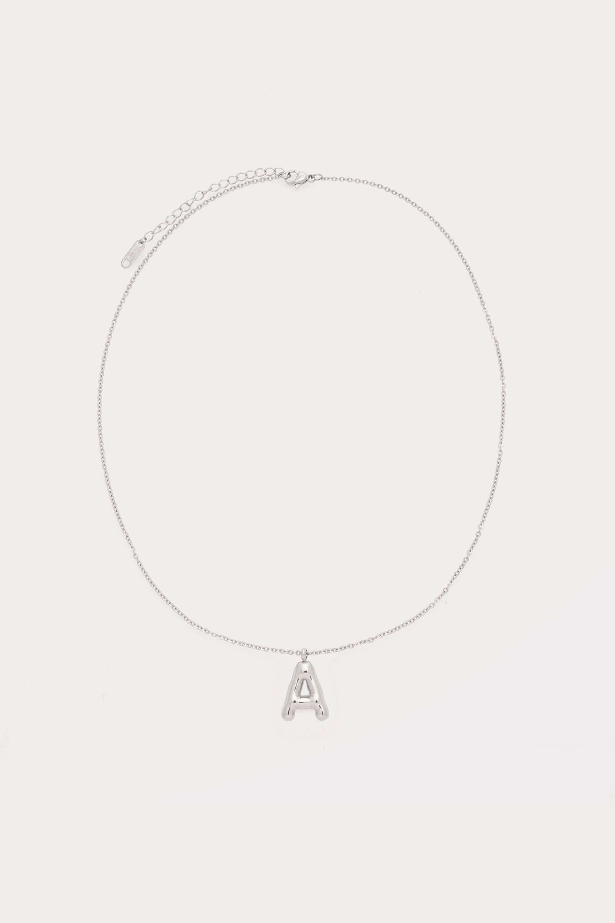 Bubble Initial Necklace