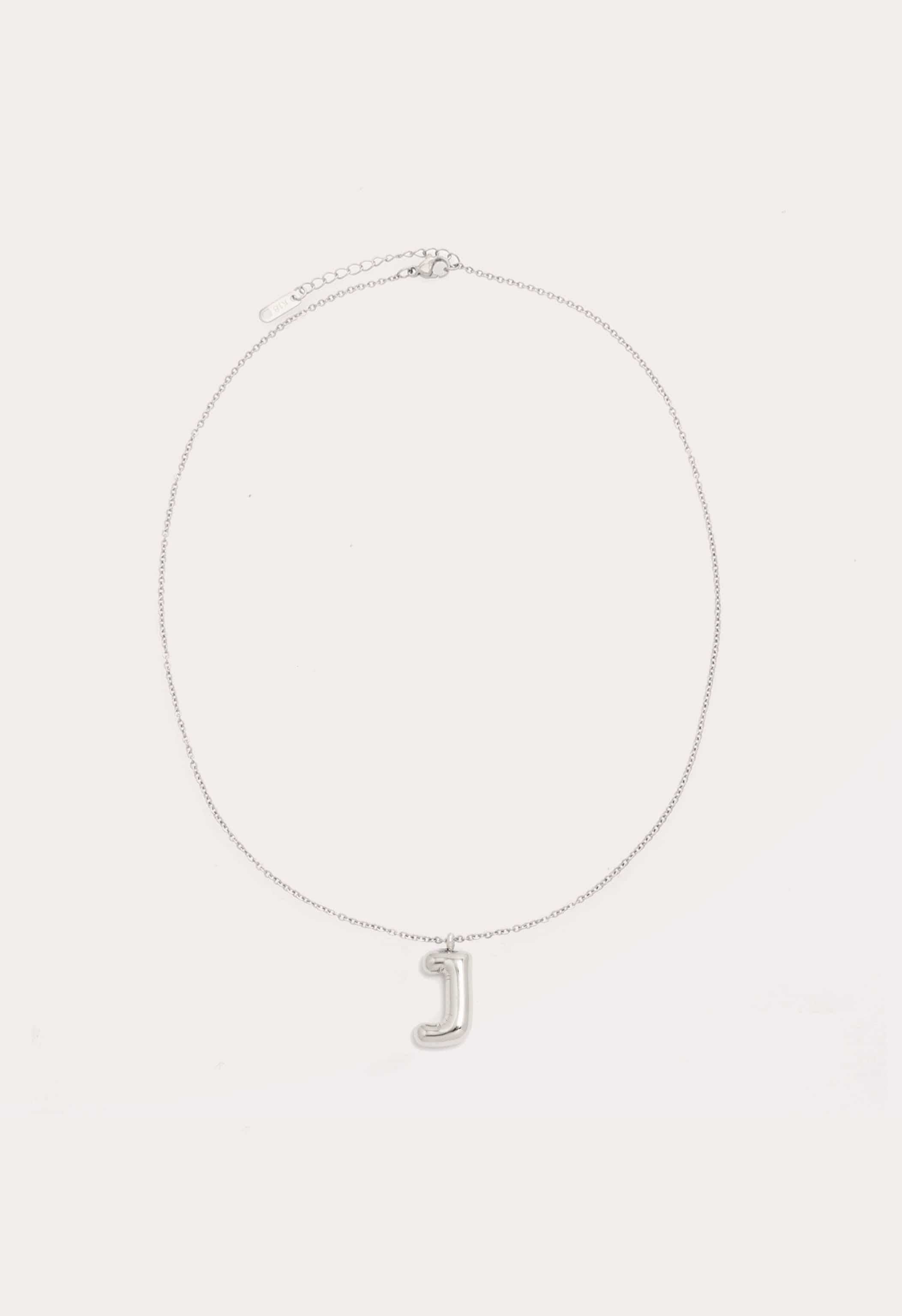 Bubble Initial Necklace