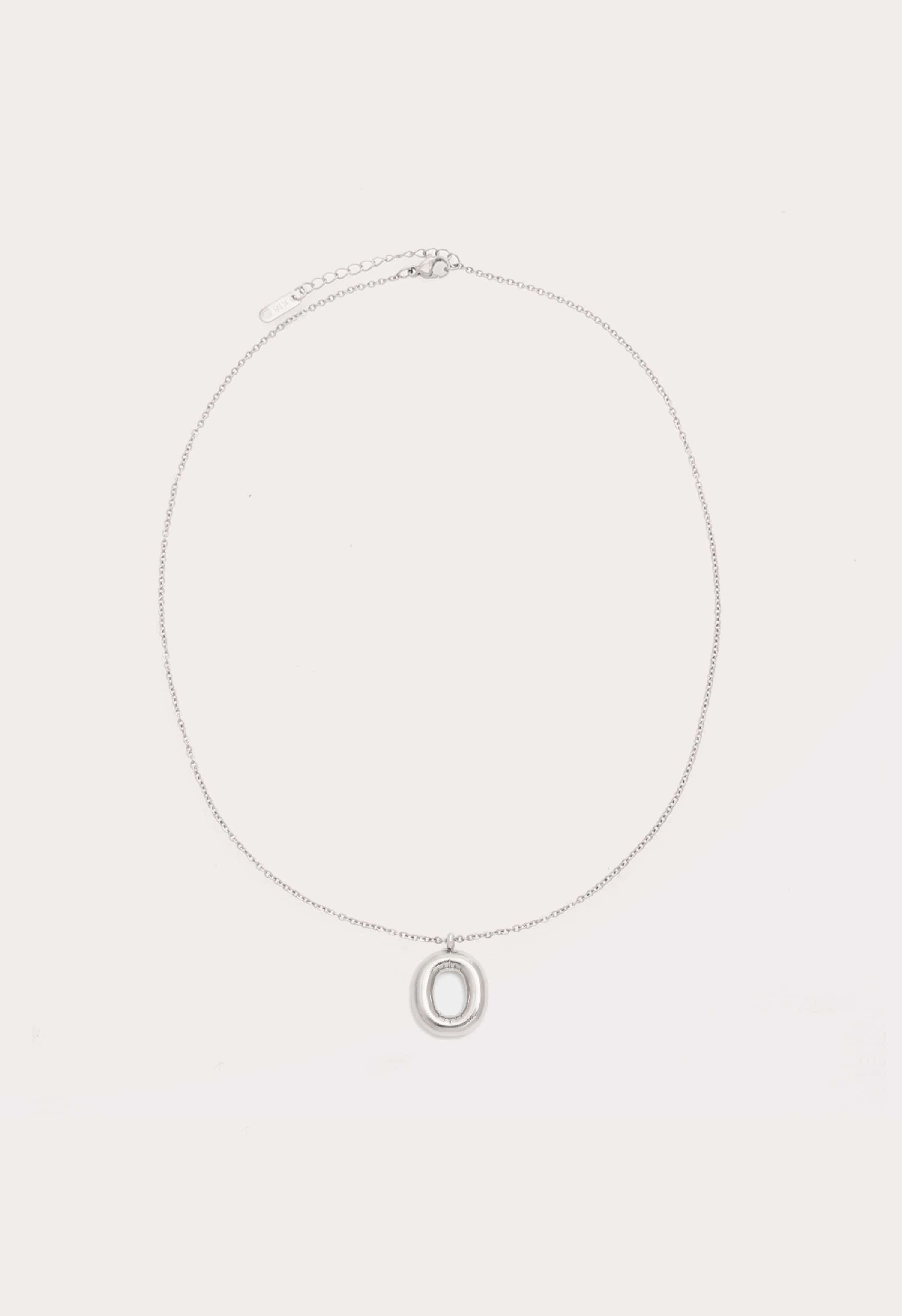 Bubble Initial Necklace