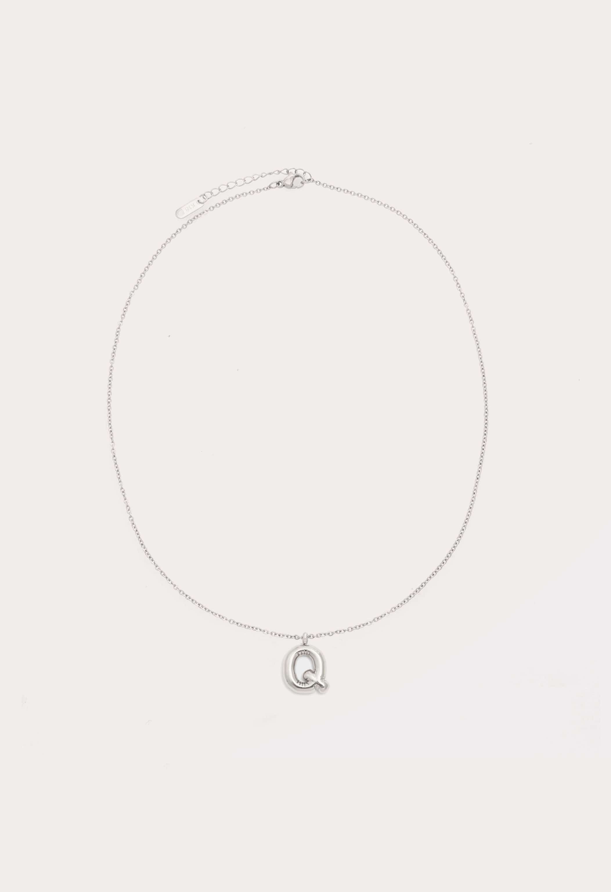 Bubble Initial Necklace