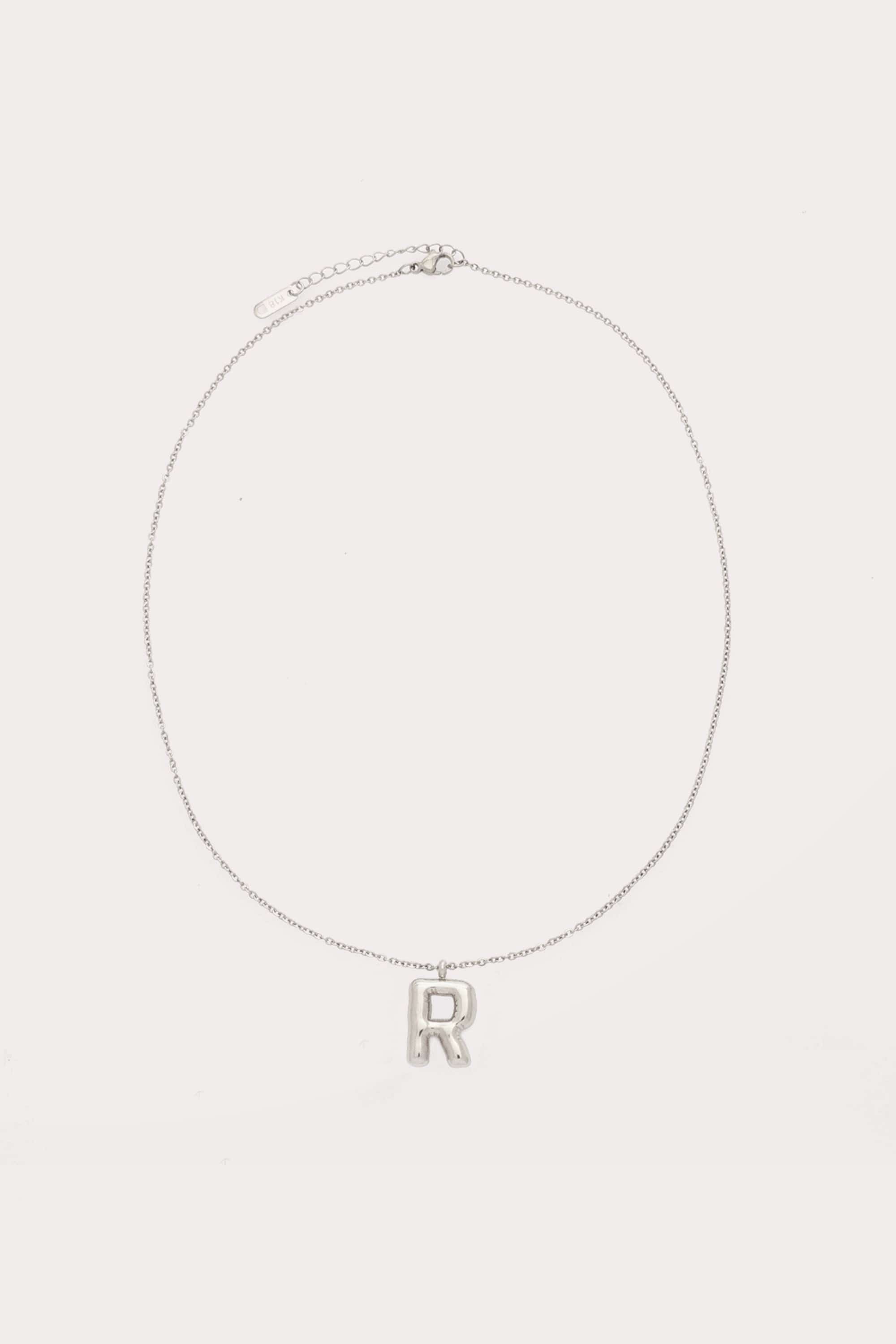 Bubble Initial Necklace