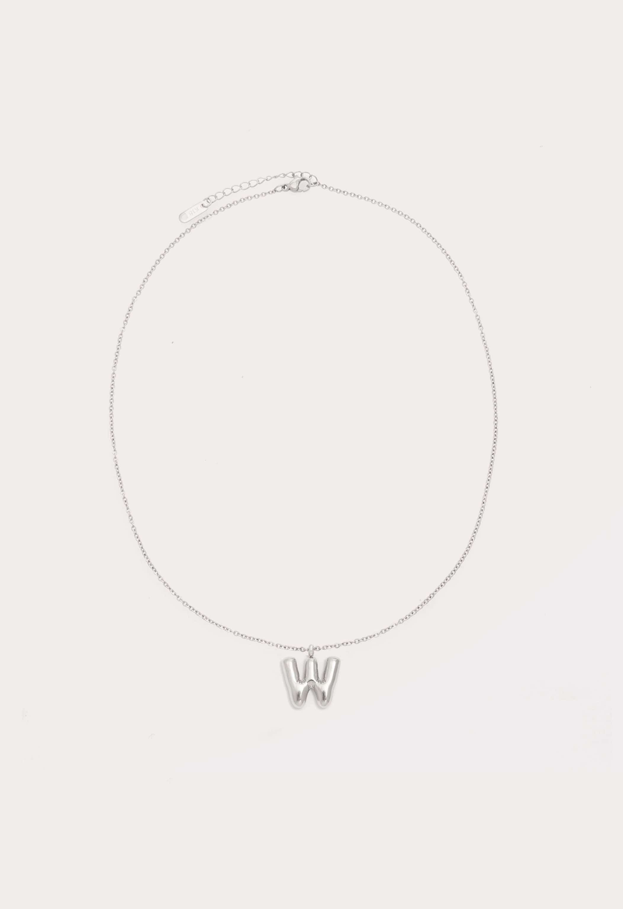 Bubble Initial Necklace