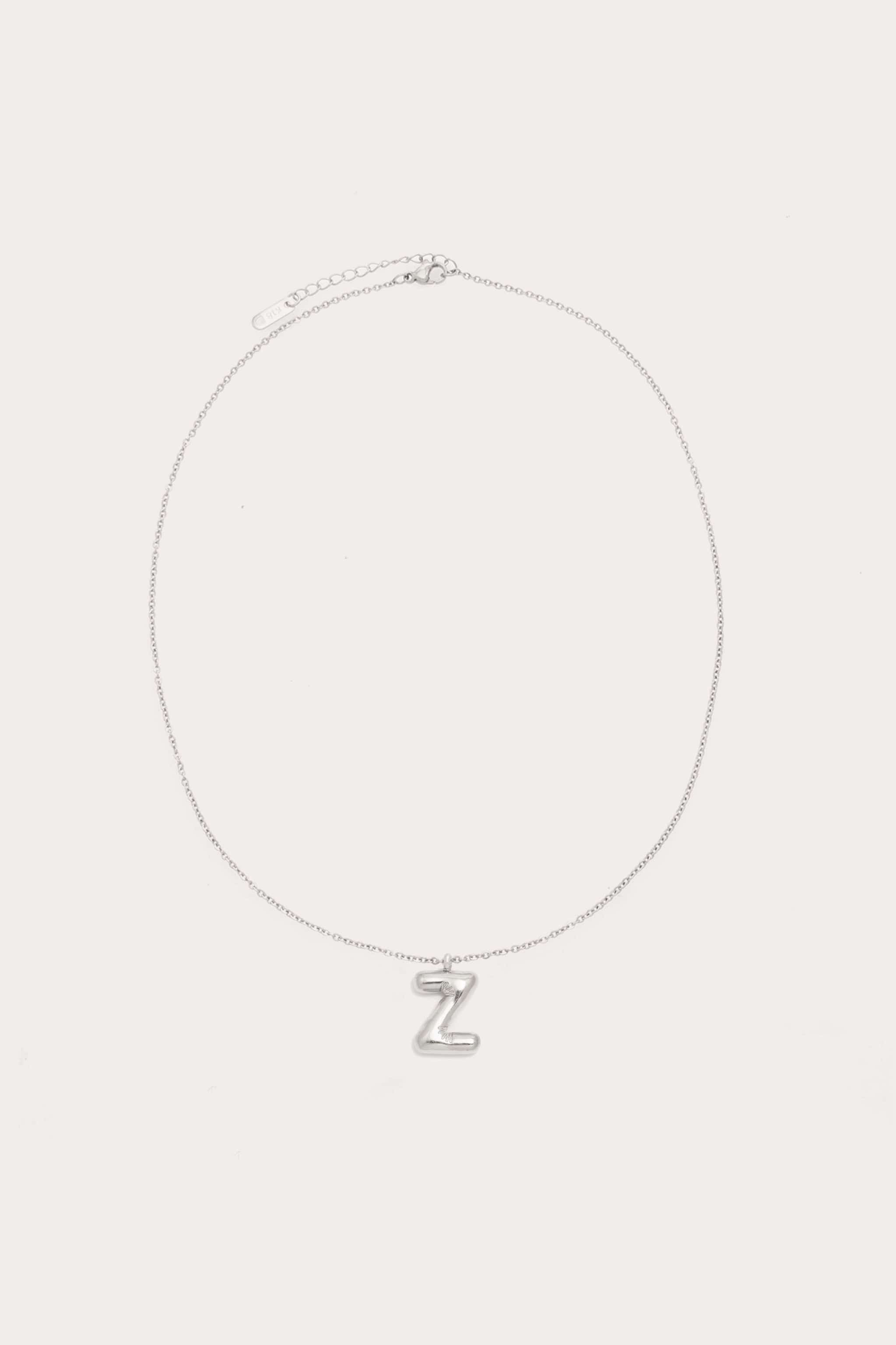 Bubble Initial Necklace