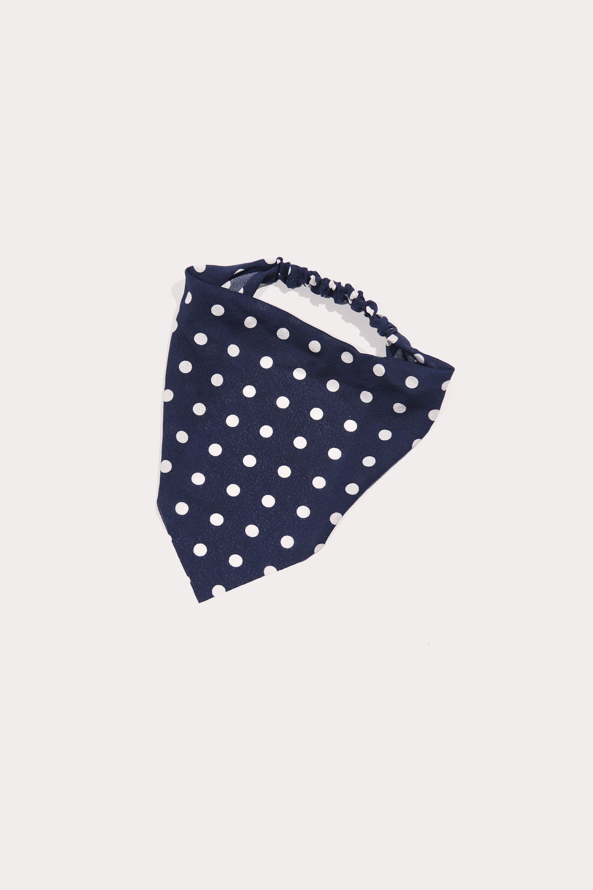 Polka Dot Scarf Headband