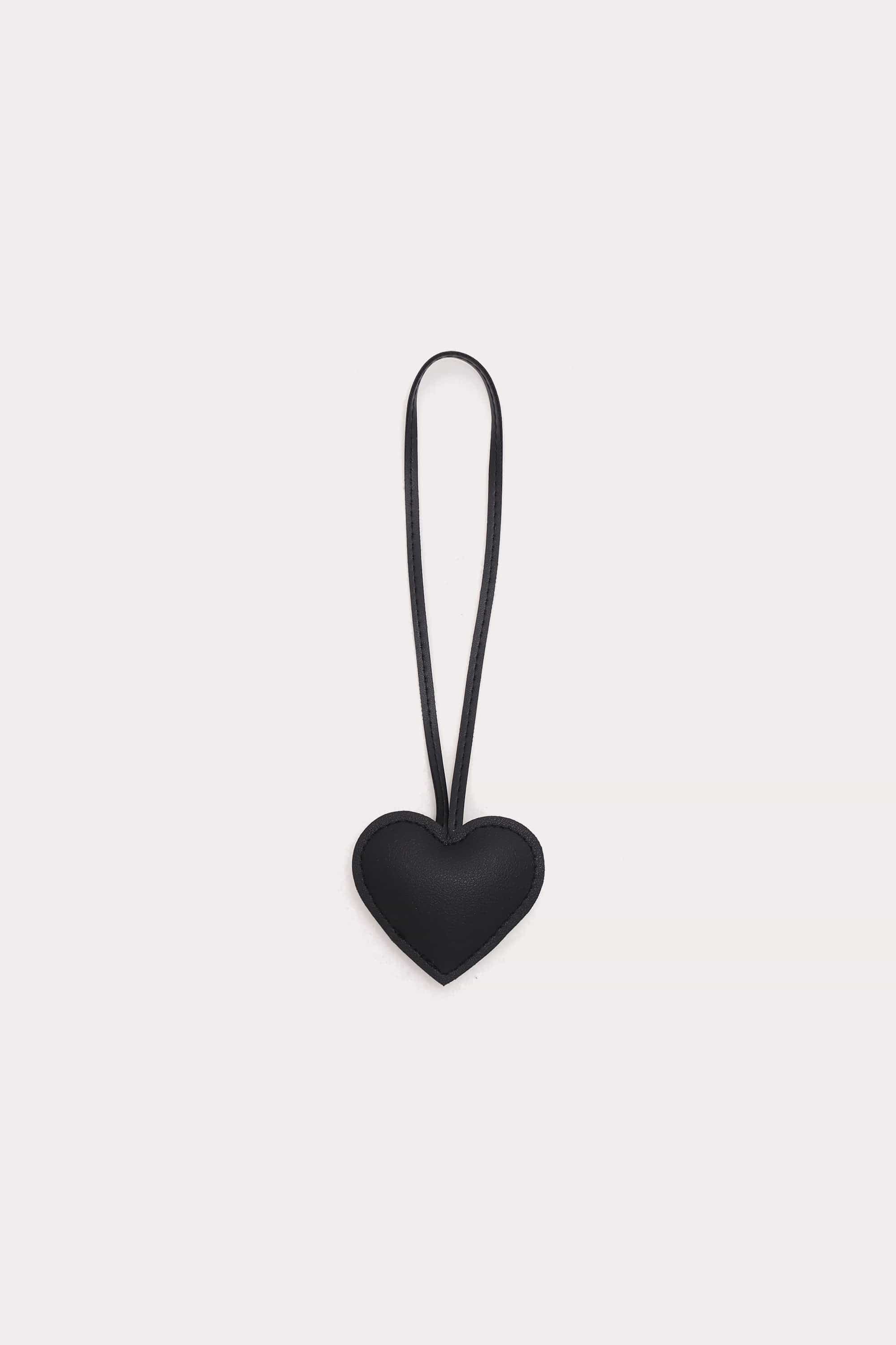 Puffed Heart Bag Charm