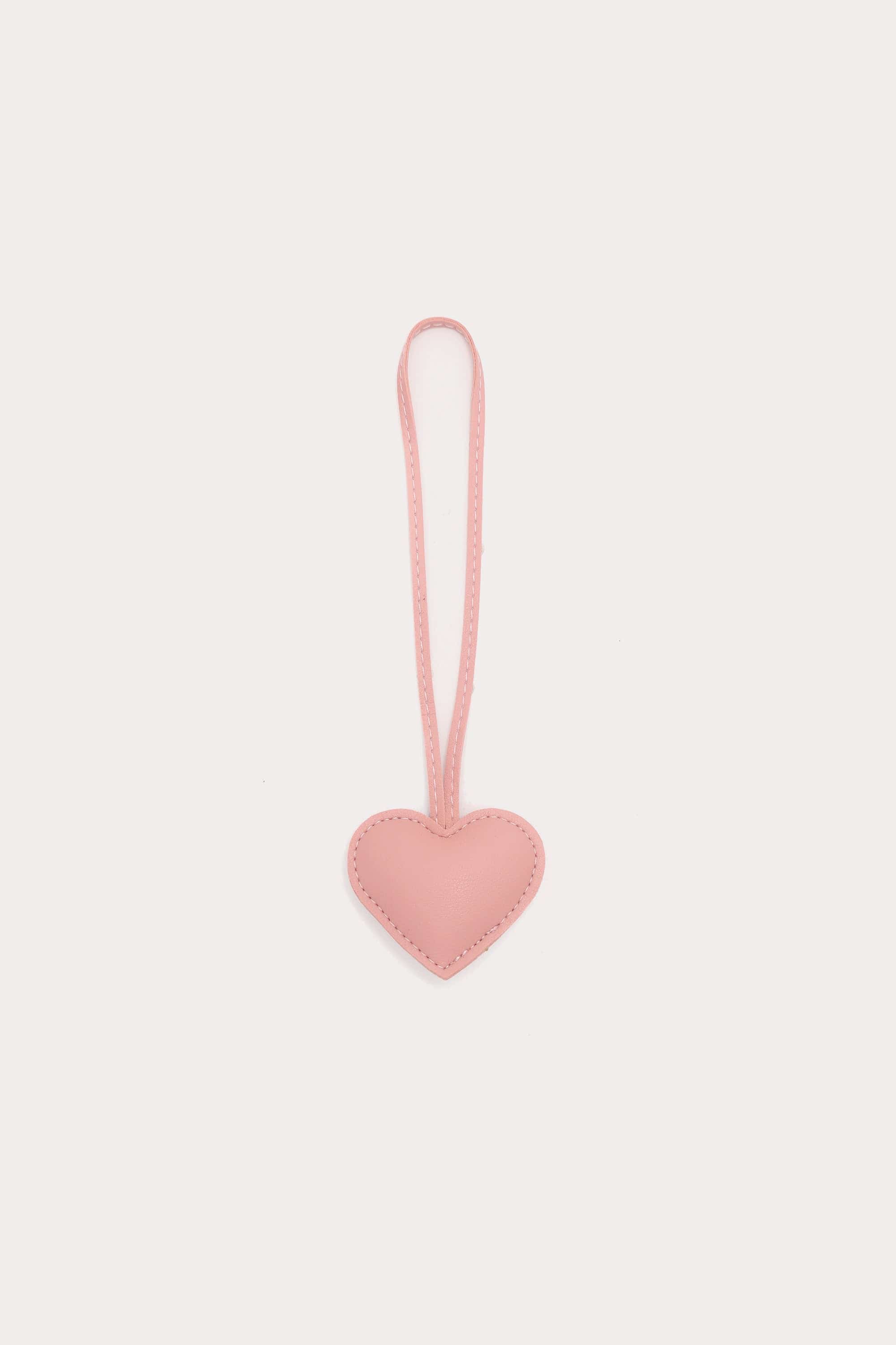 Puffed Heart Bag Charm
