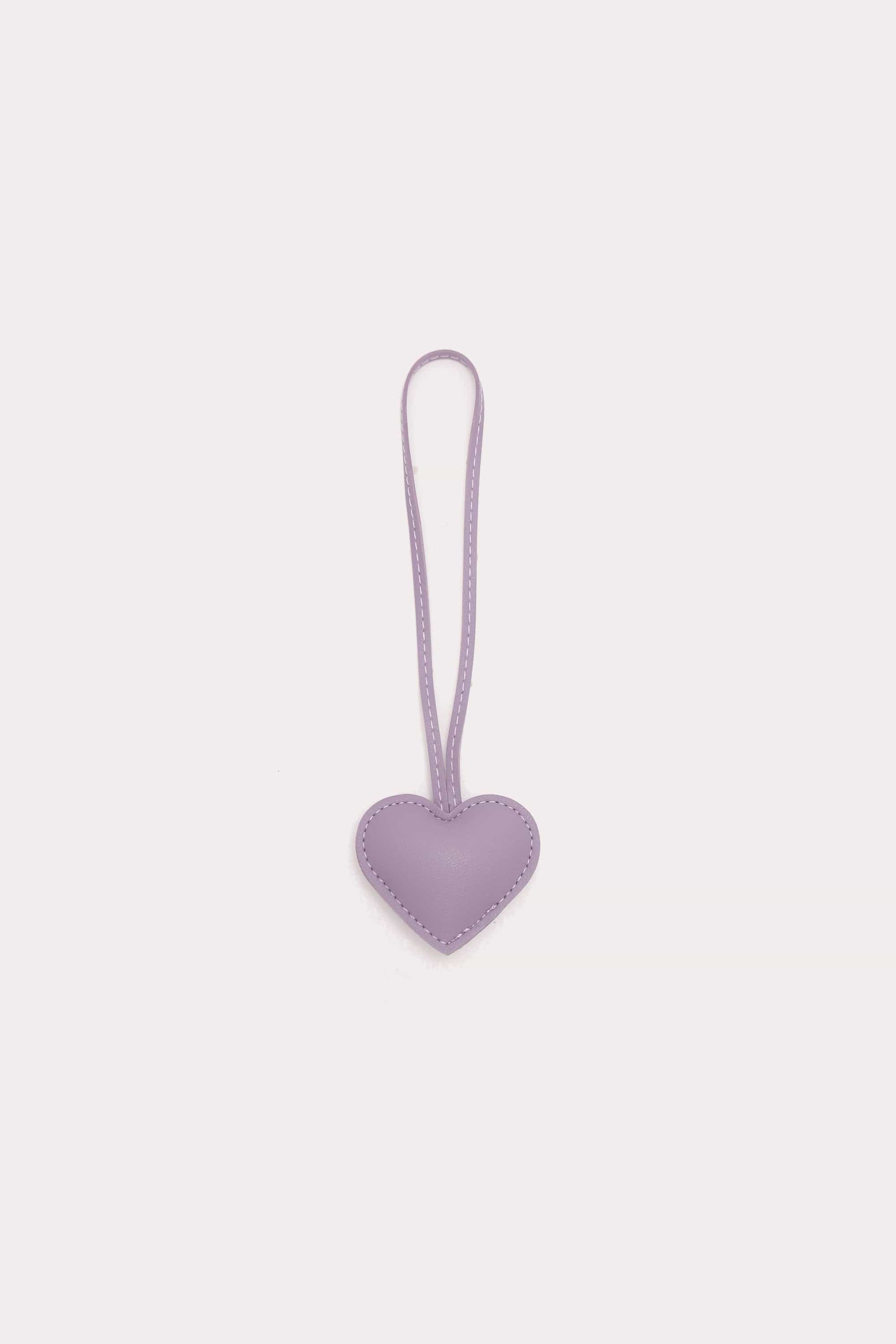 Puffed Heart Bag Charm