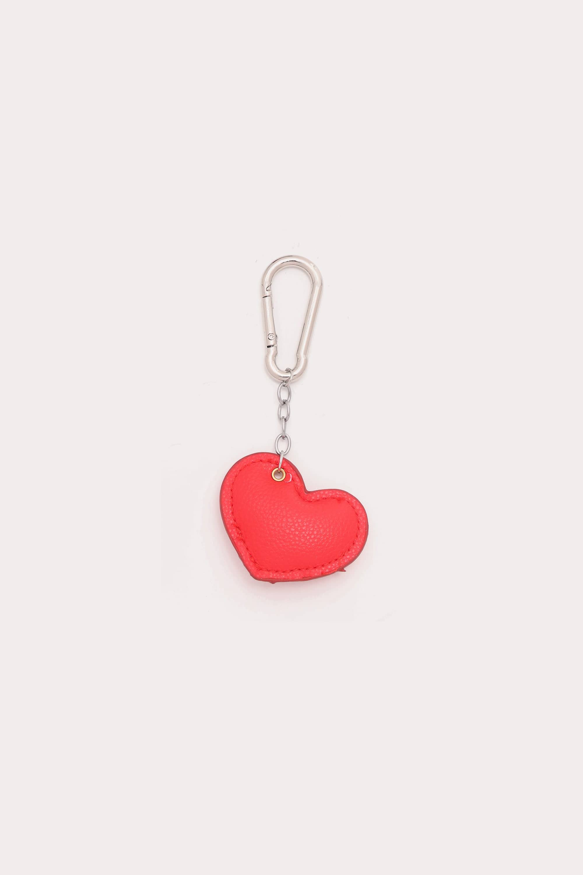 Puffed Heart Key Chain