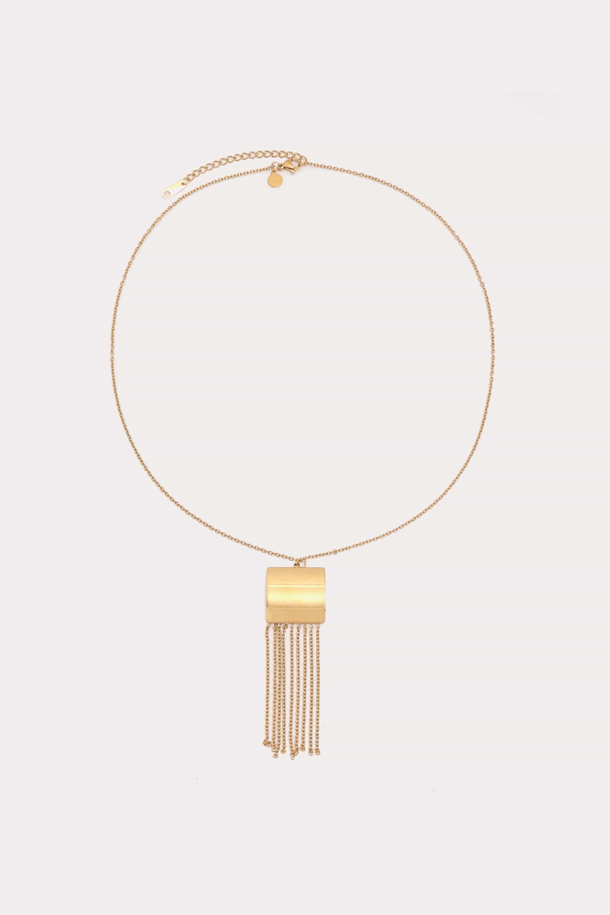 Fringe Pendant Necklace