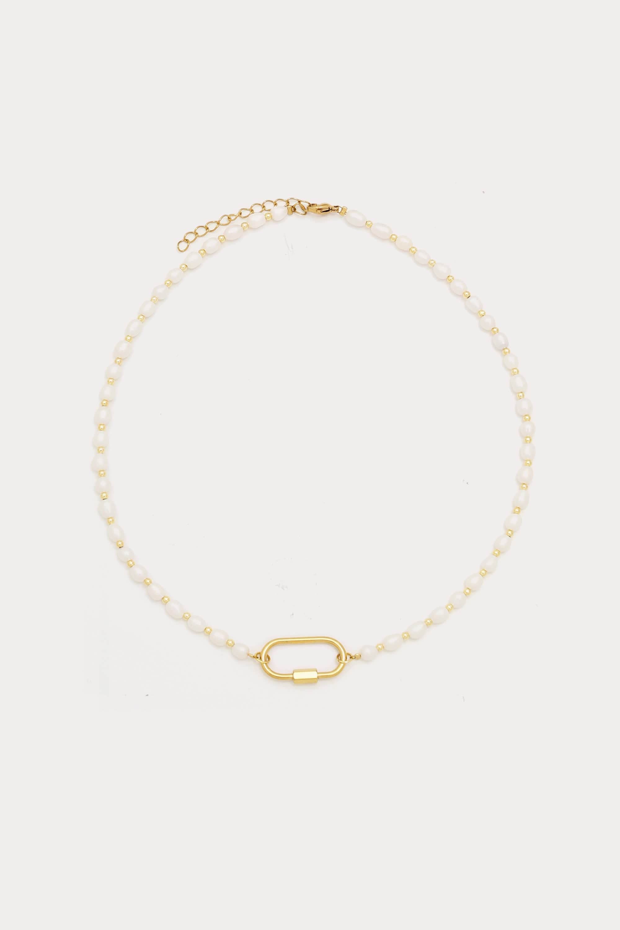 Pearl Large Carabiner Necklace