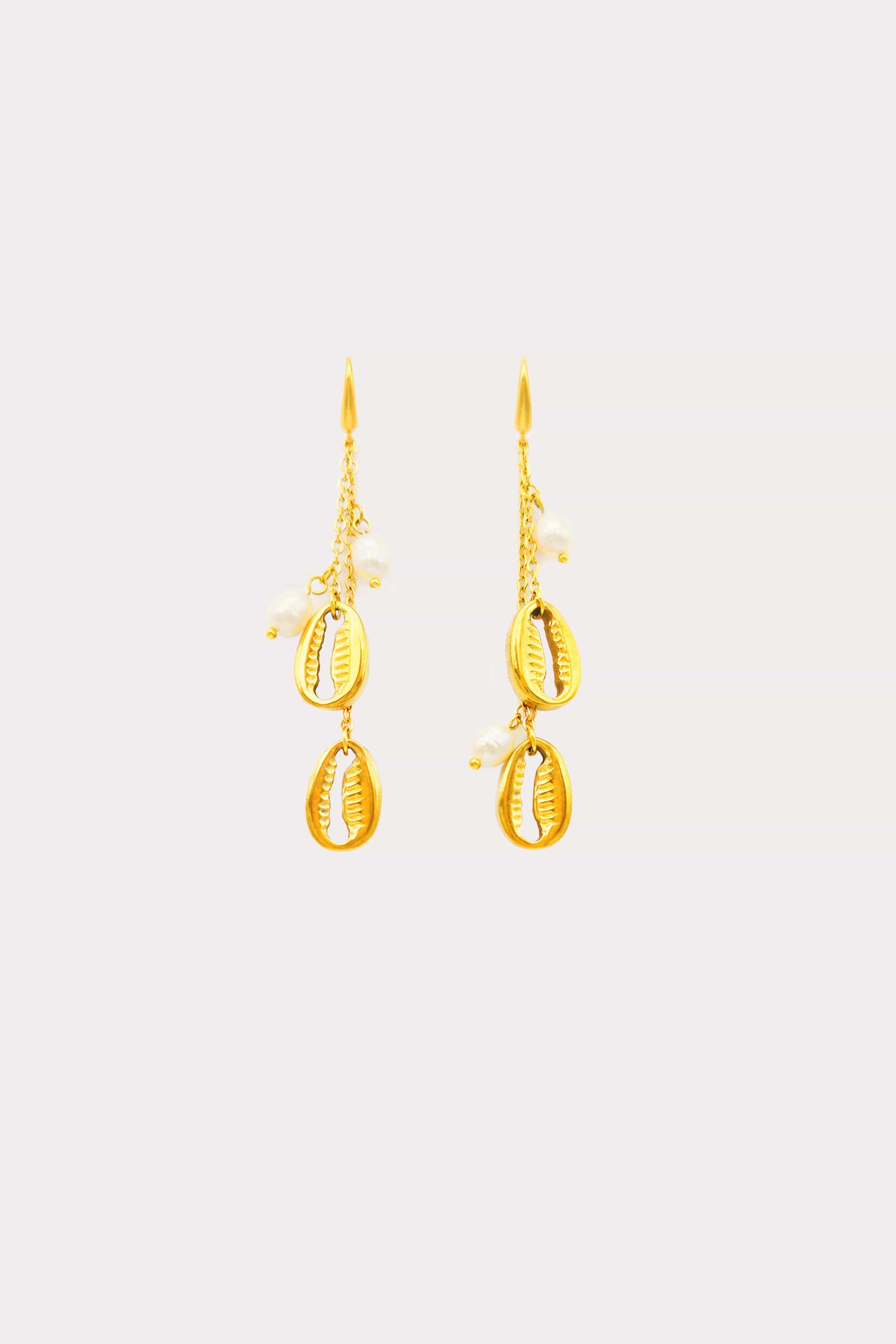 Puka Drop Charm Earrings