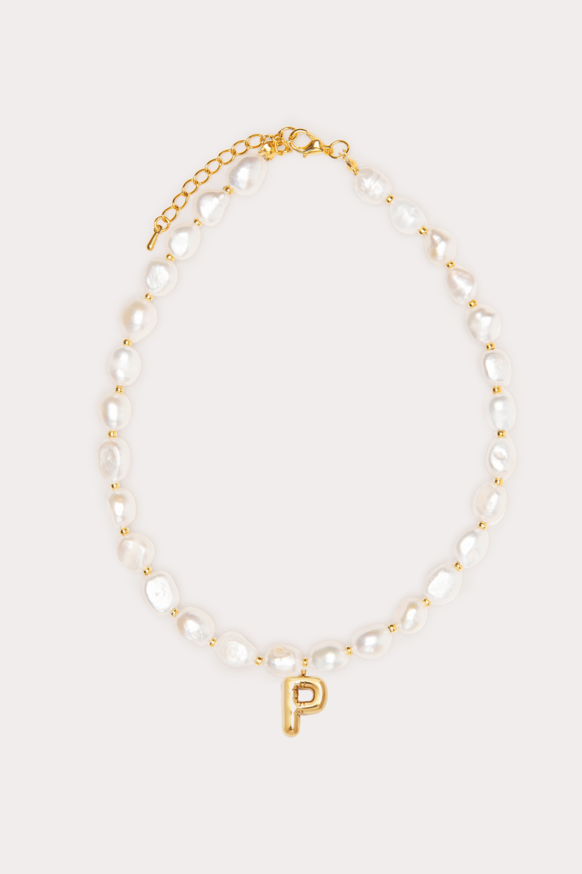 Ren Bubble Initial Necklace