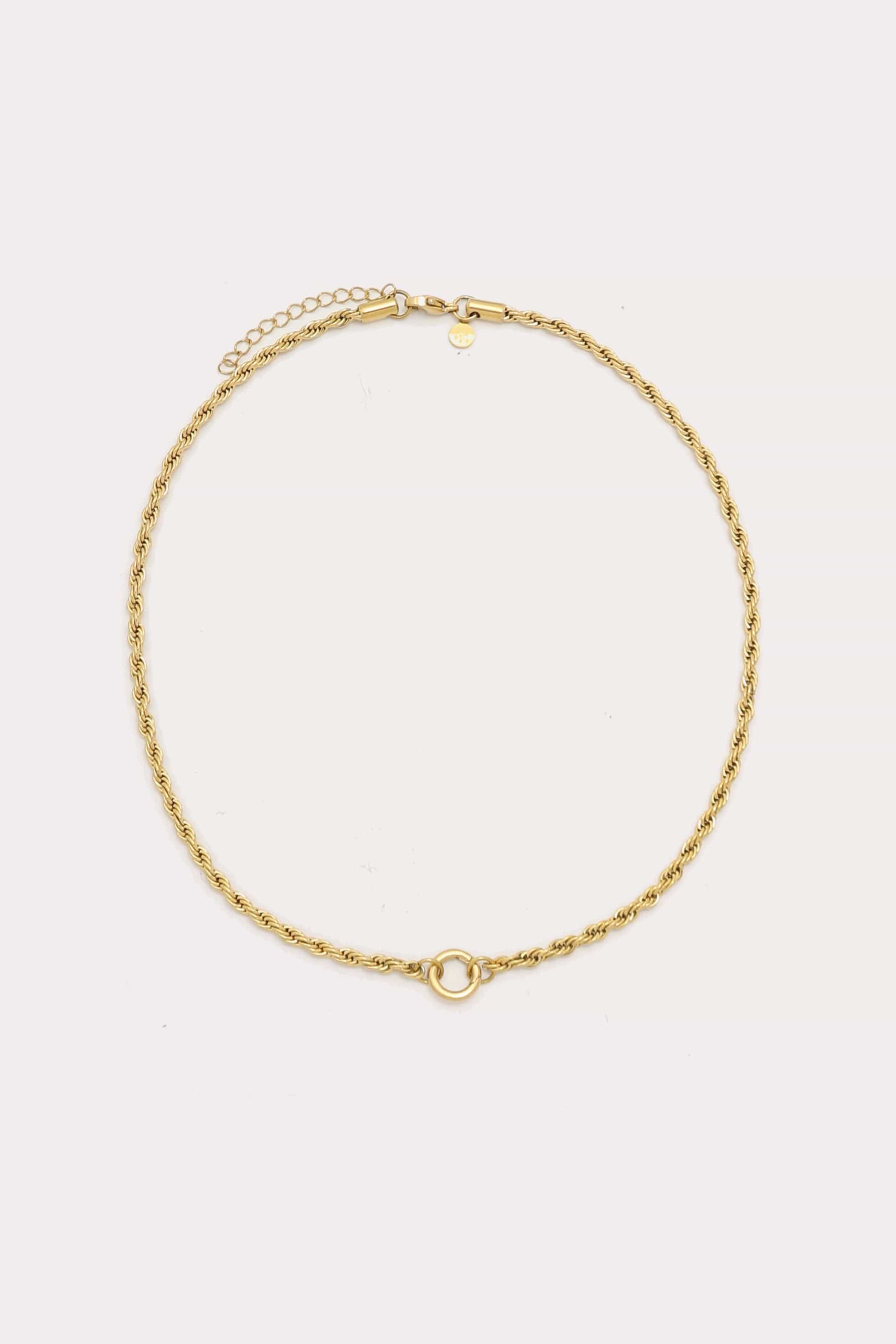 Rope Round Carabiner Necklace