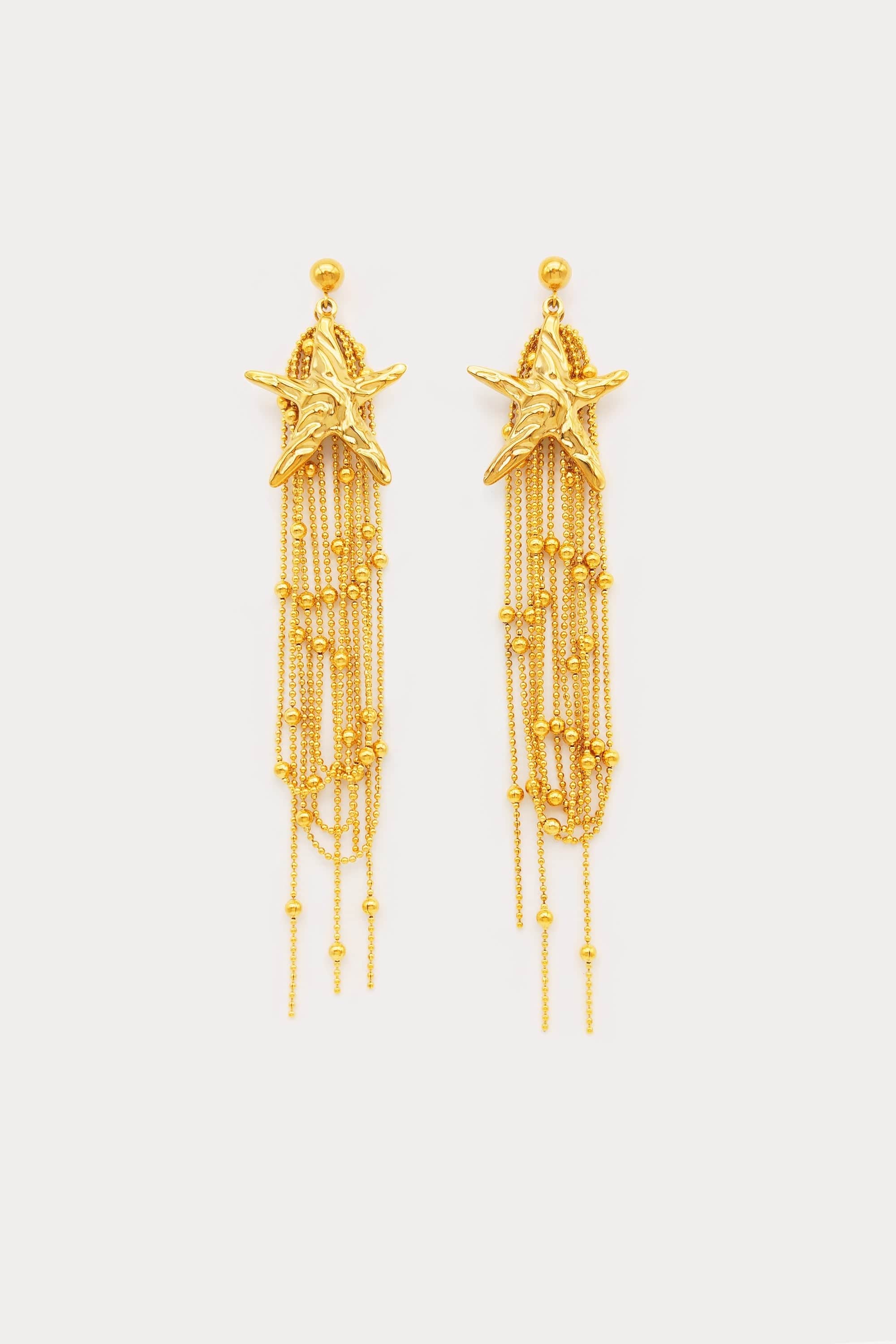 Starfish Fringe Earrings