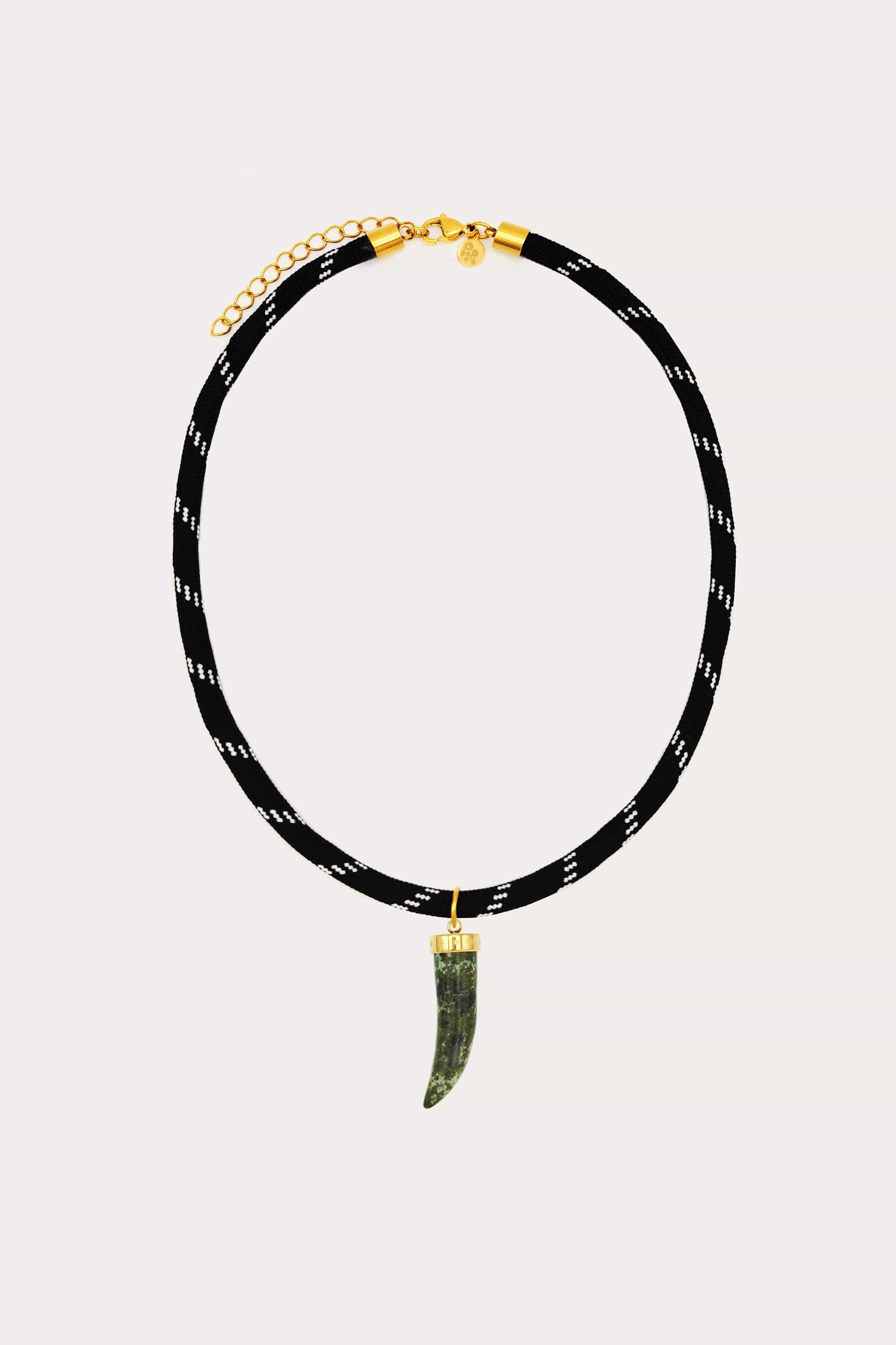 Horn Charm Paracord Necklace