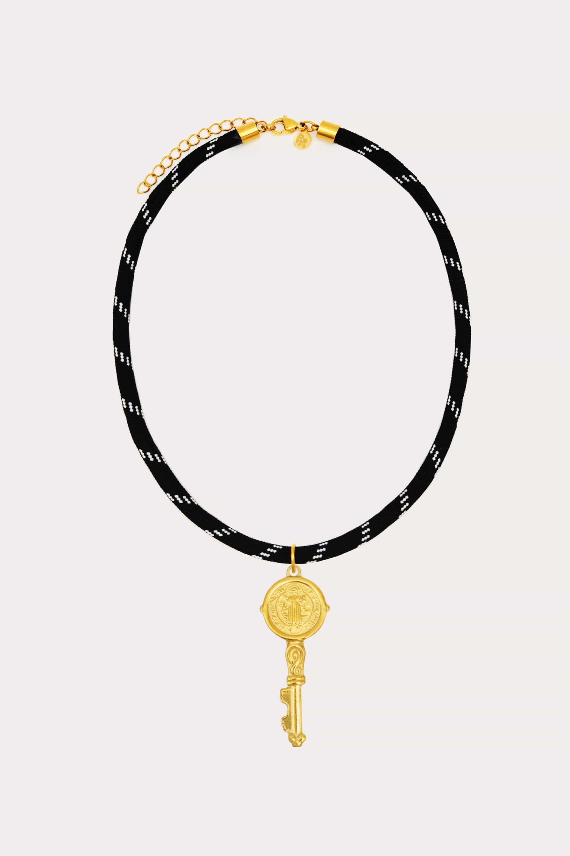 Key Charm Paracord Necklace