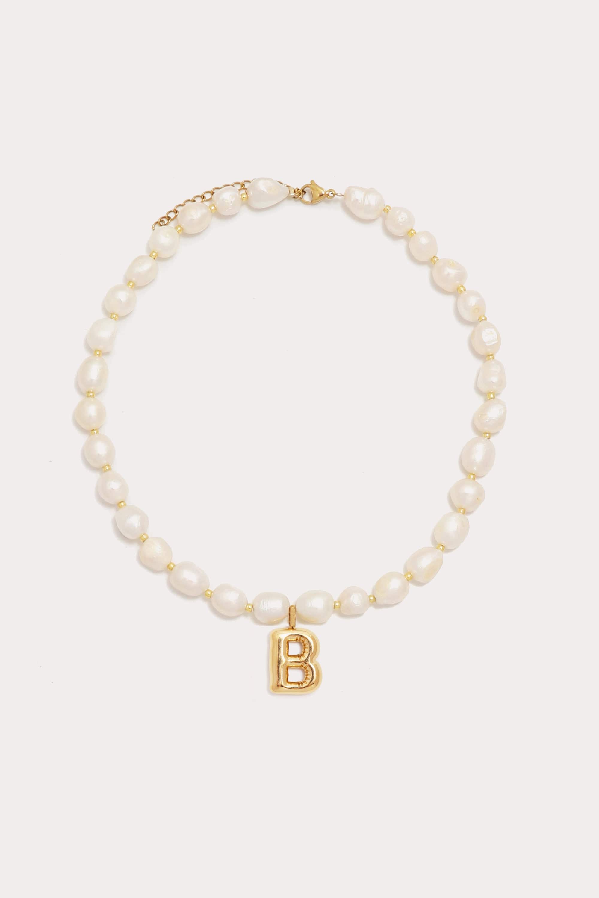 Ren Bubble Initial Necklace