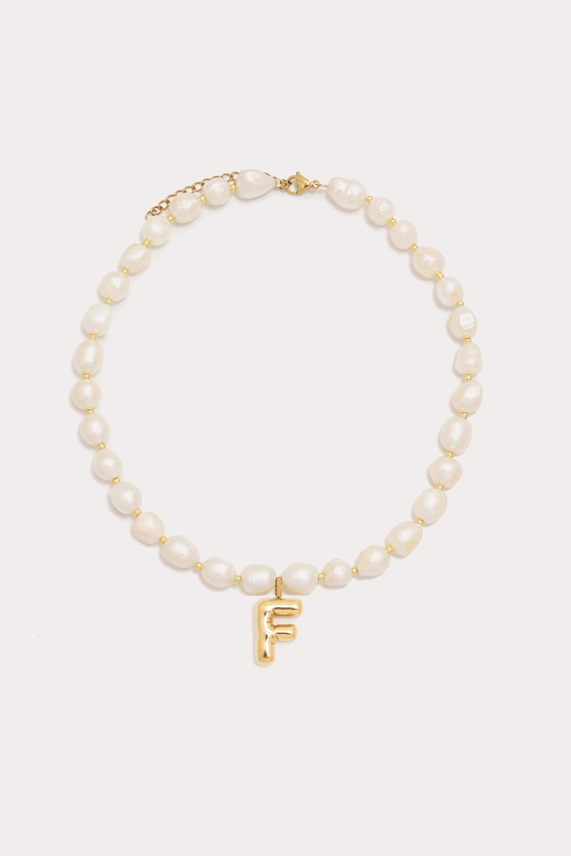 Ren Bubble Initial Necklace