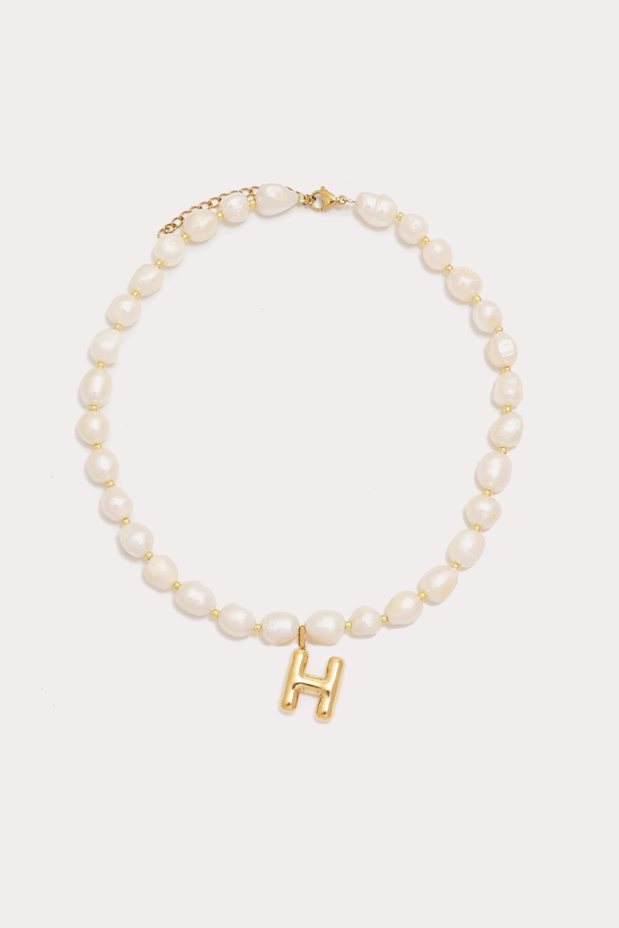 Ren Bubble Initial Necklace