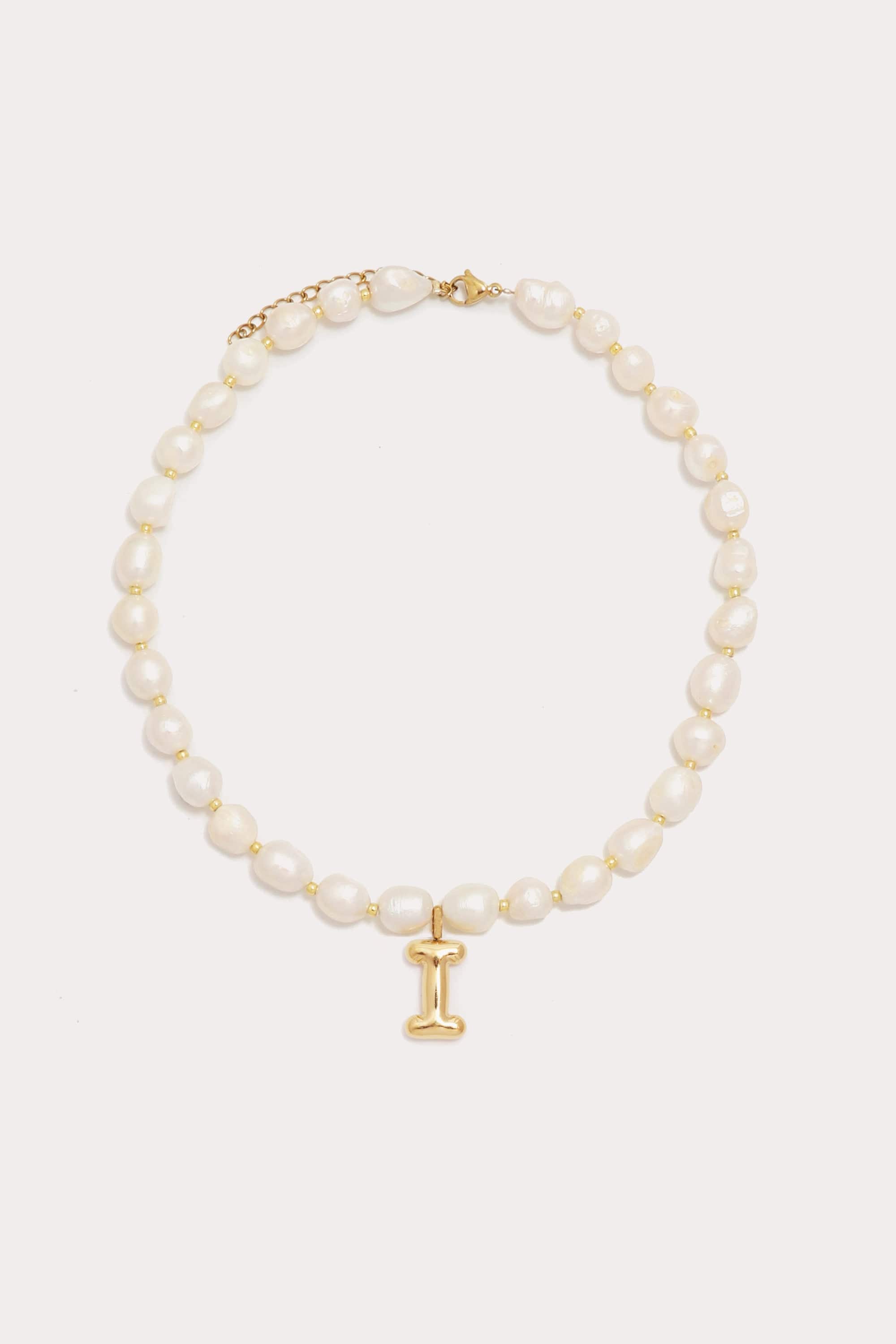 Ren Bubble Initial Necklace