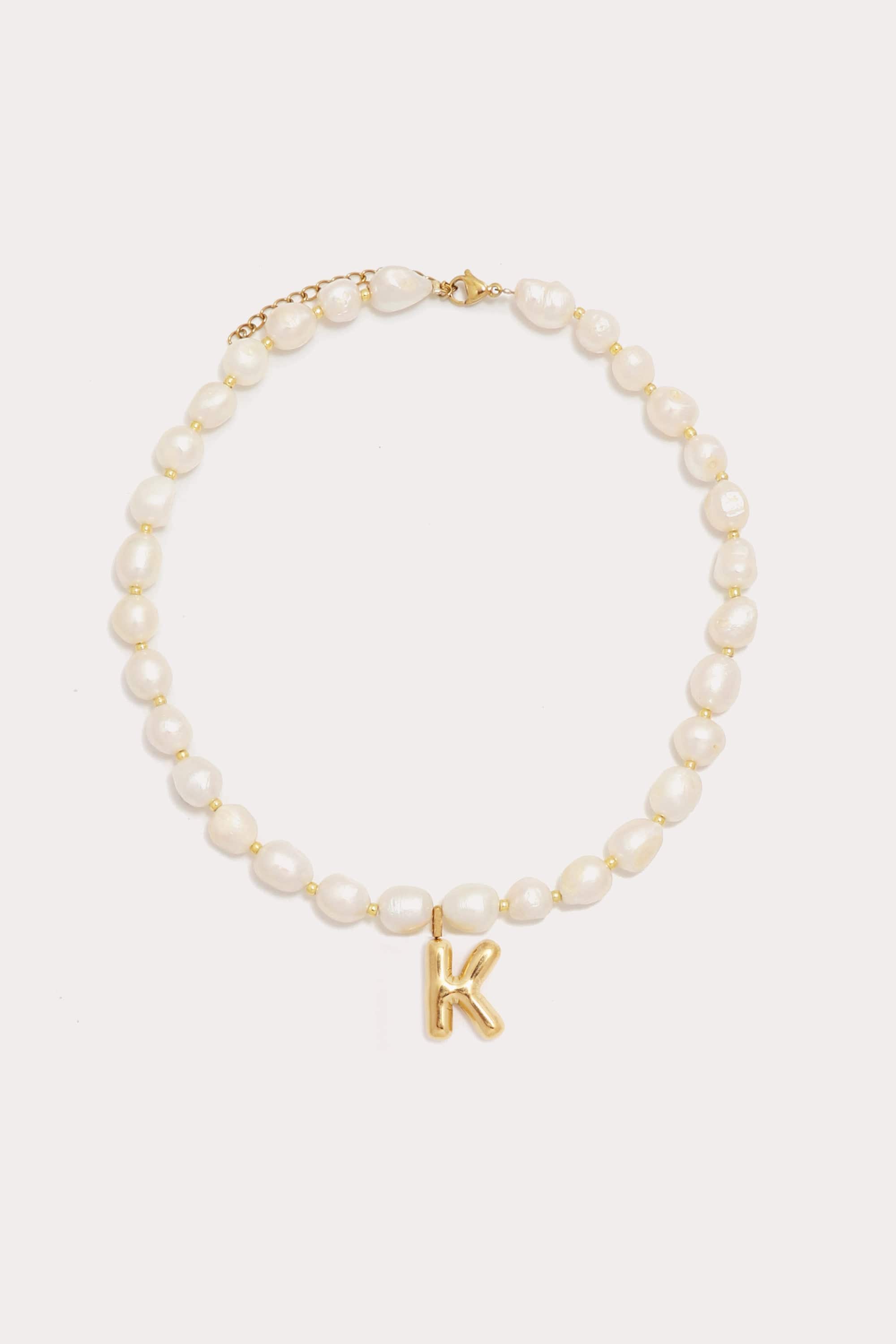 Ren Bubble Initial Necklace