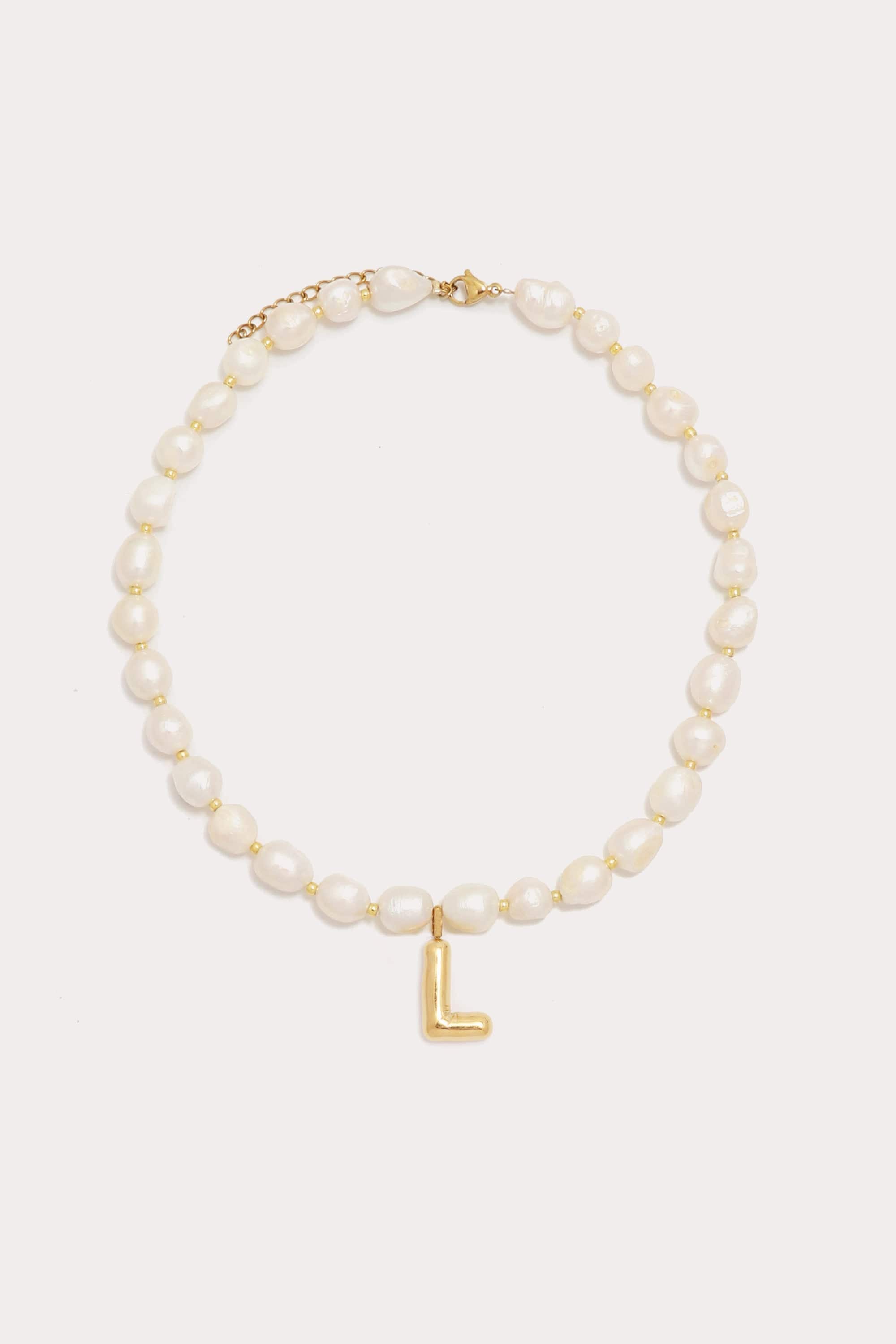 Ren Bubble Initial Necklace