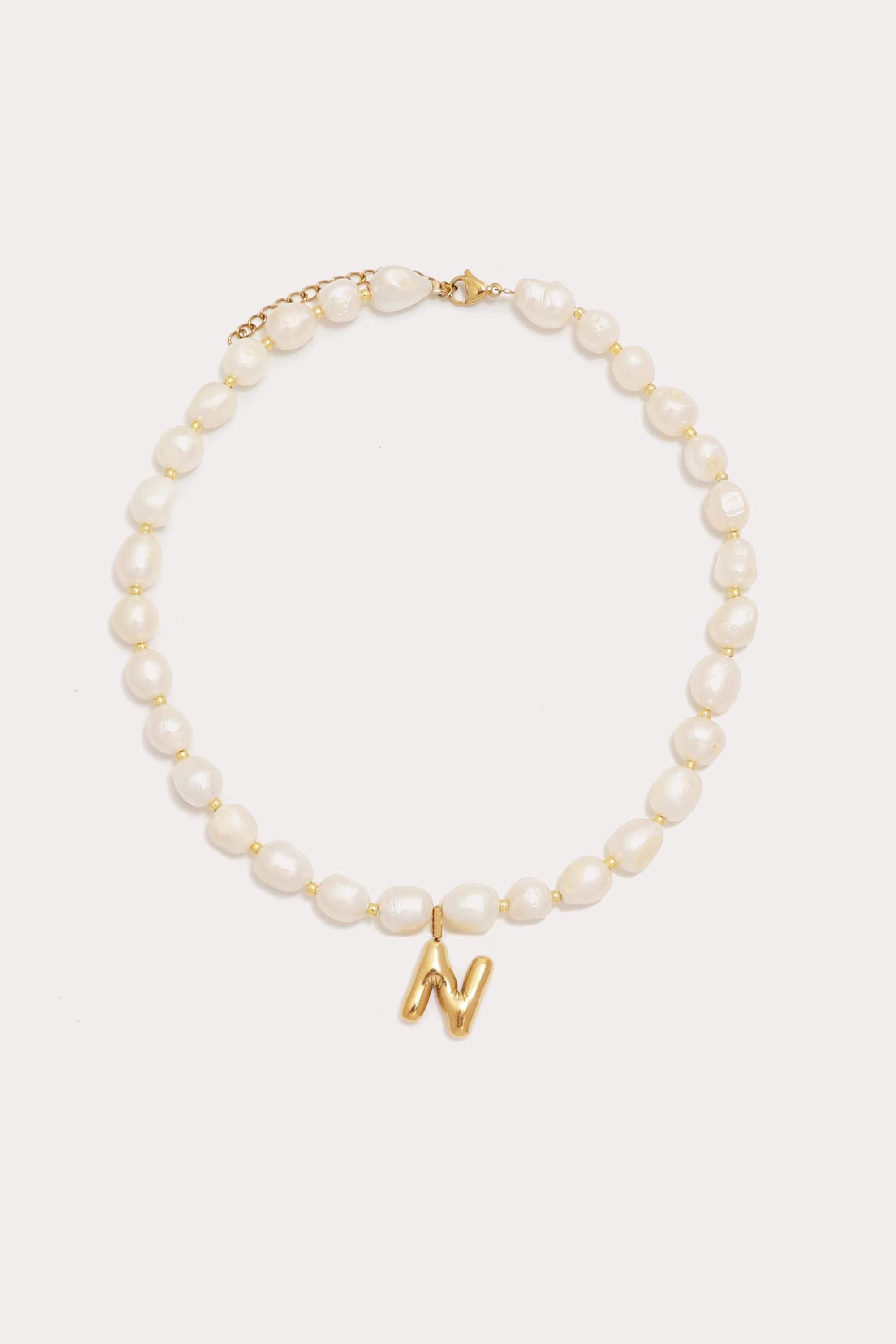 Ren Bubble Initial Necklace