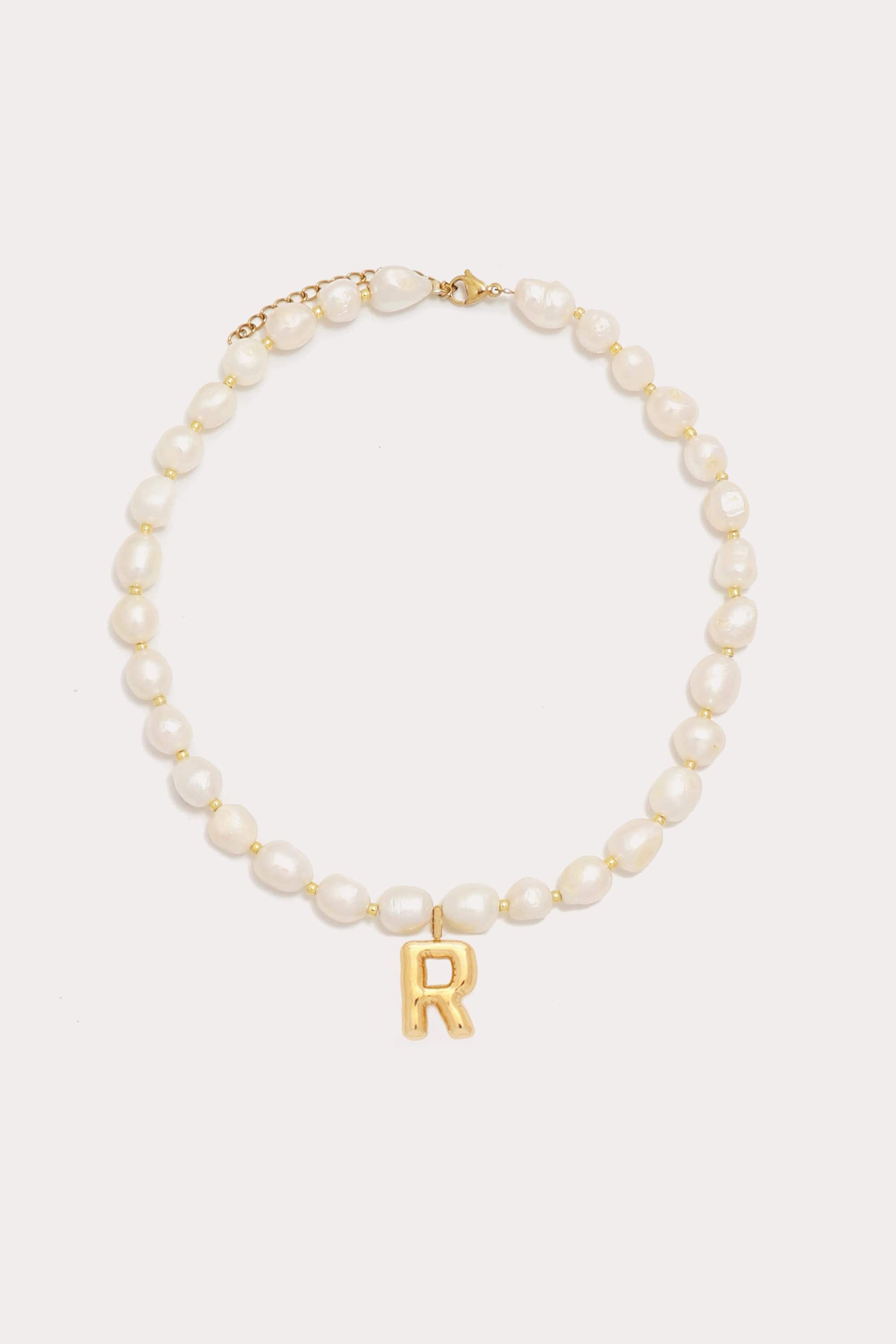 Ren Bubble Initial Necklace