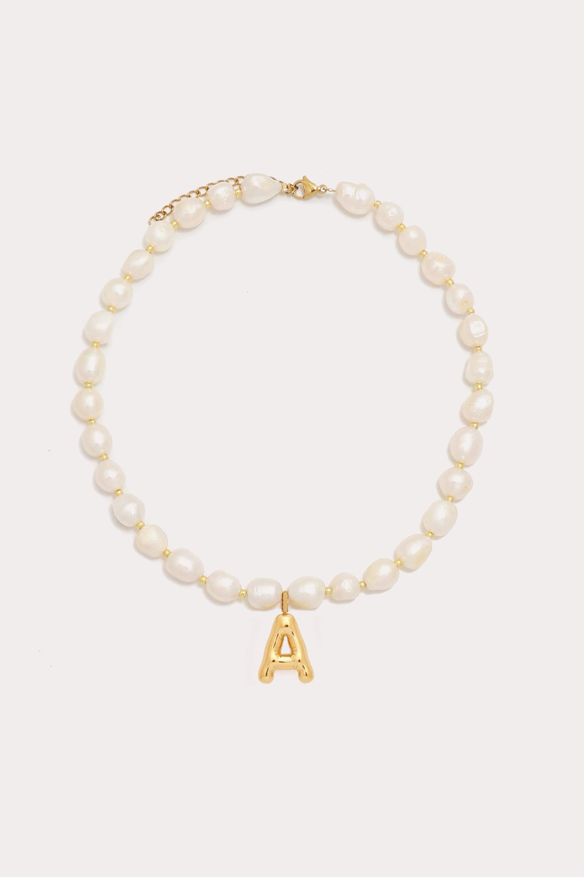 Ren Bubble Initial Necklace