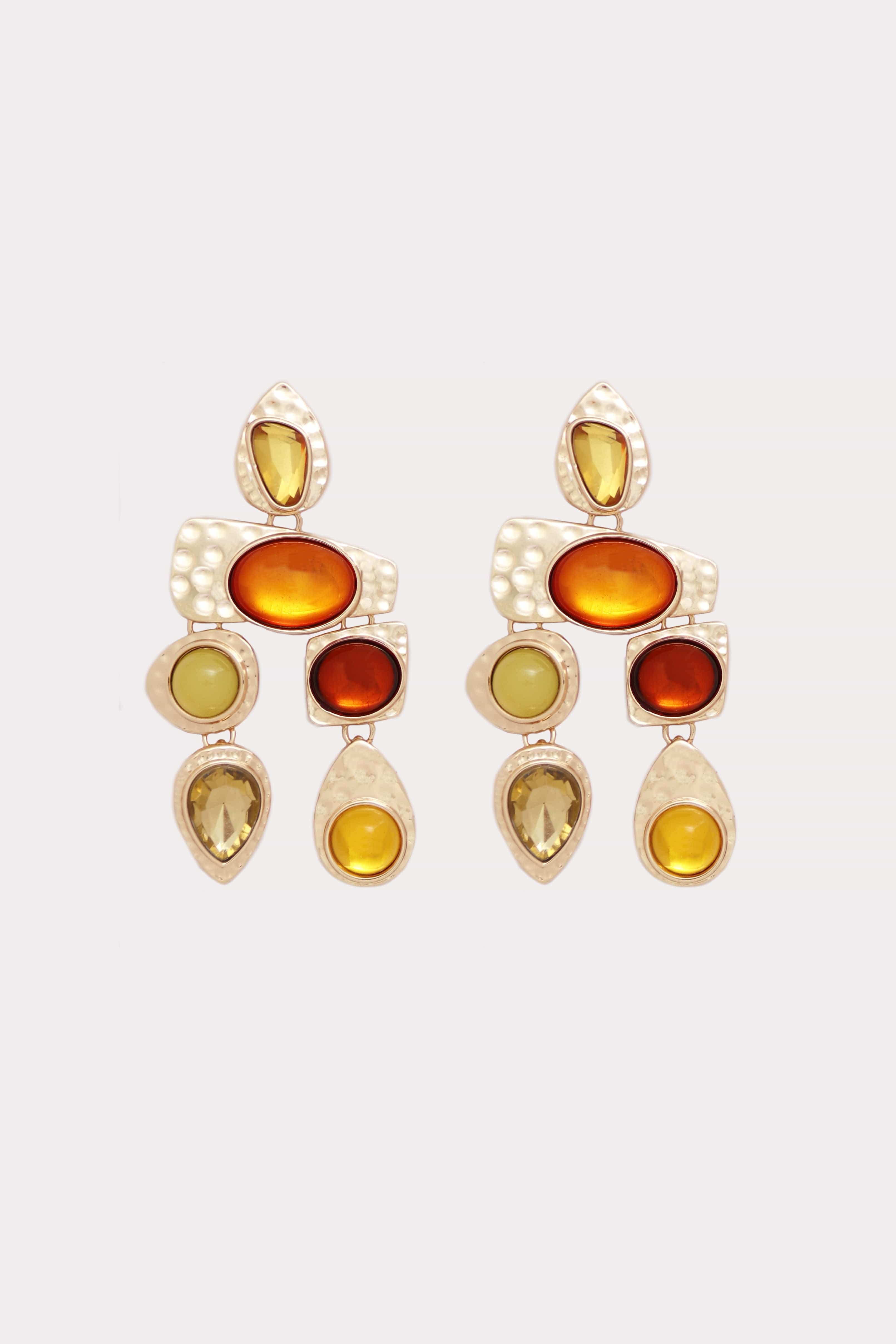 Multi Stone Earrings