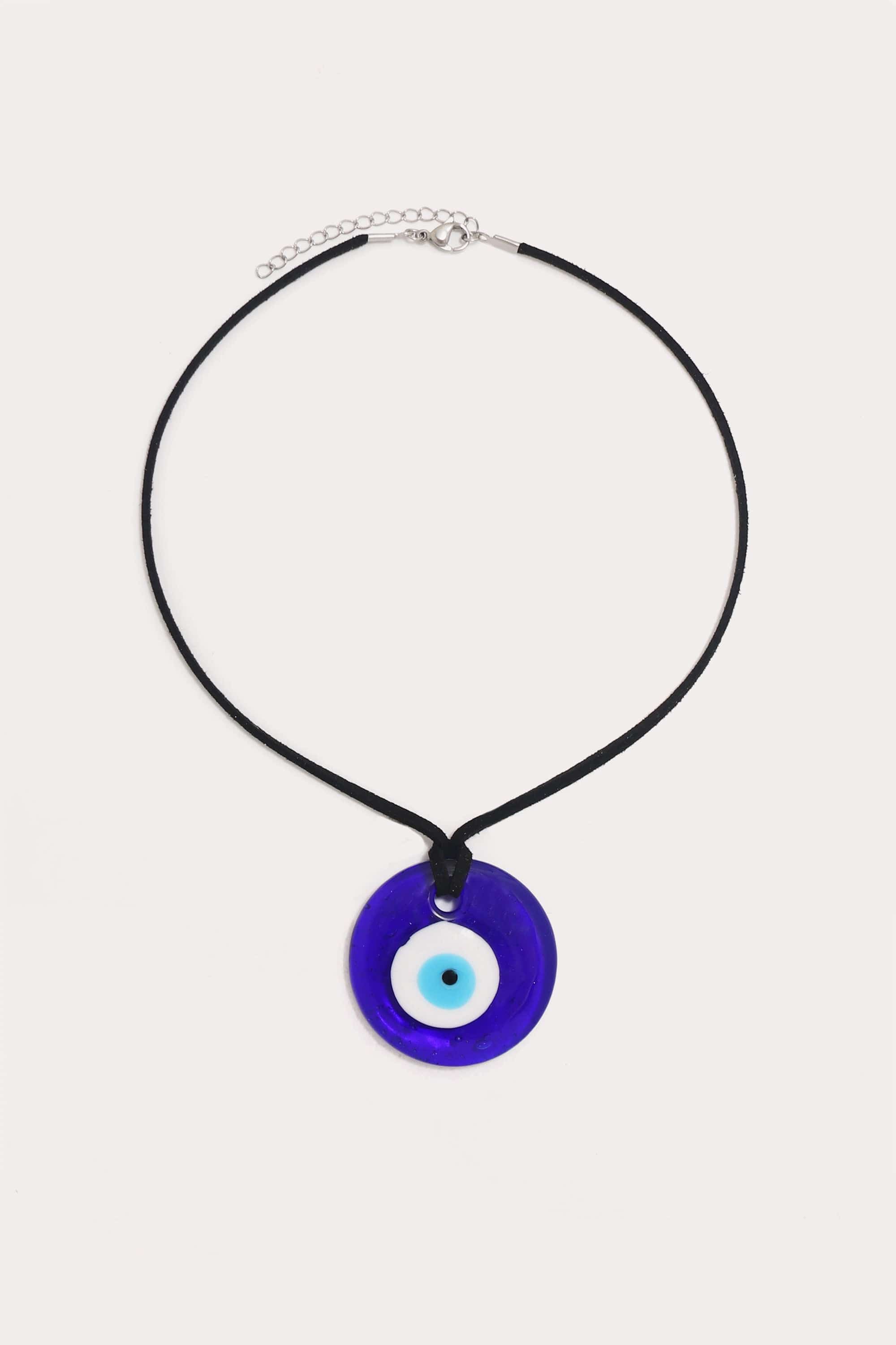 Evil Eye Cord Necklace