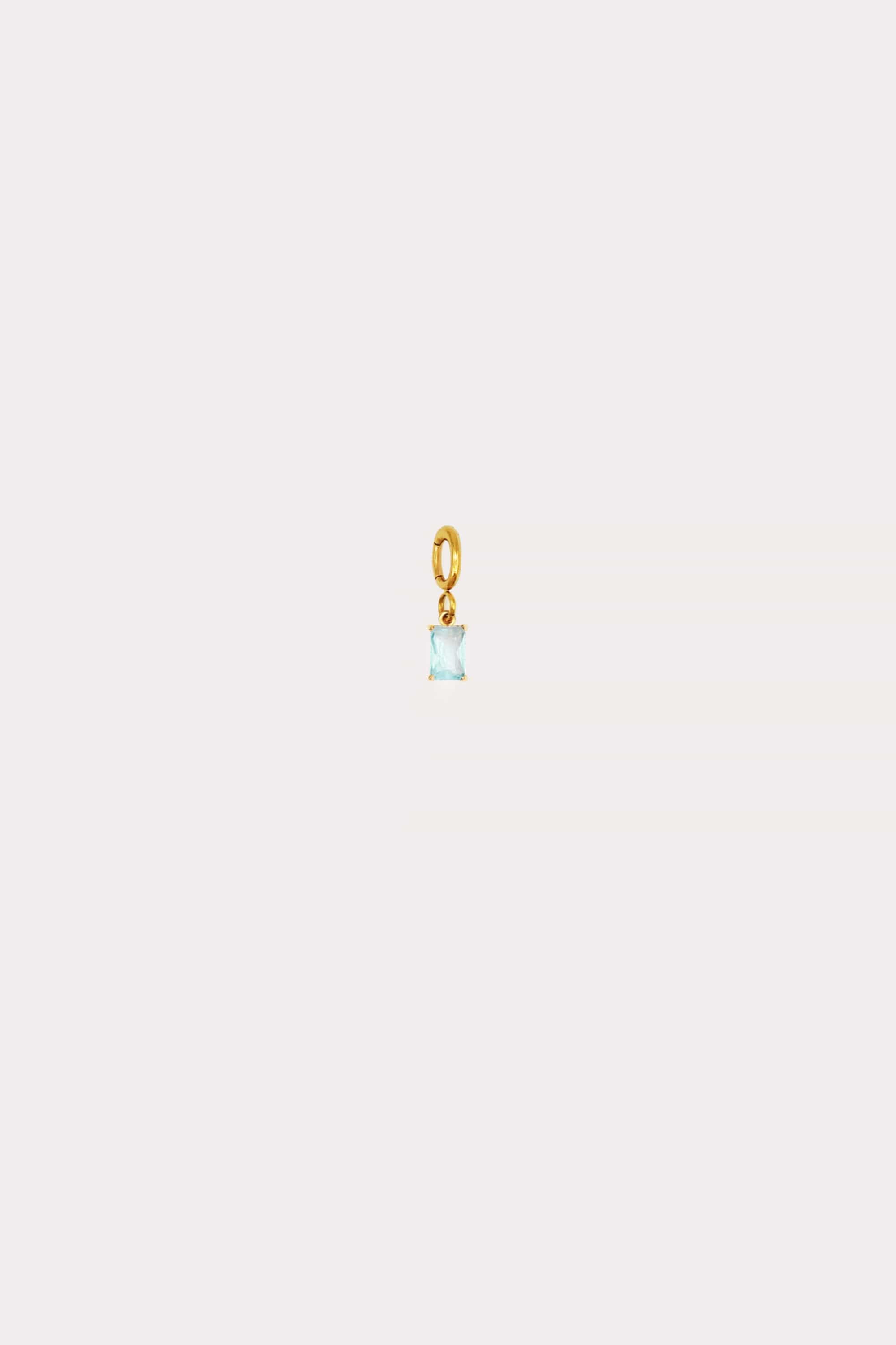 Birthstone Square Charm